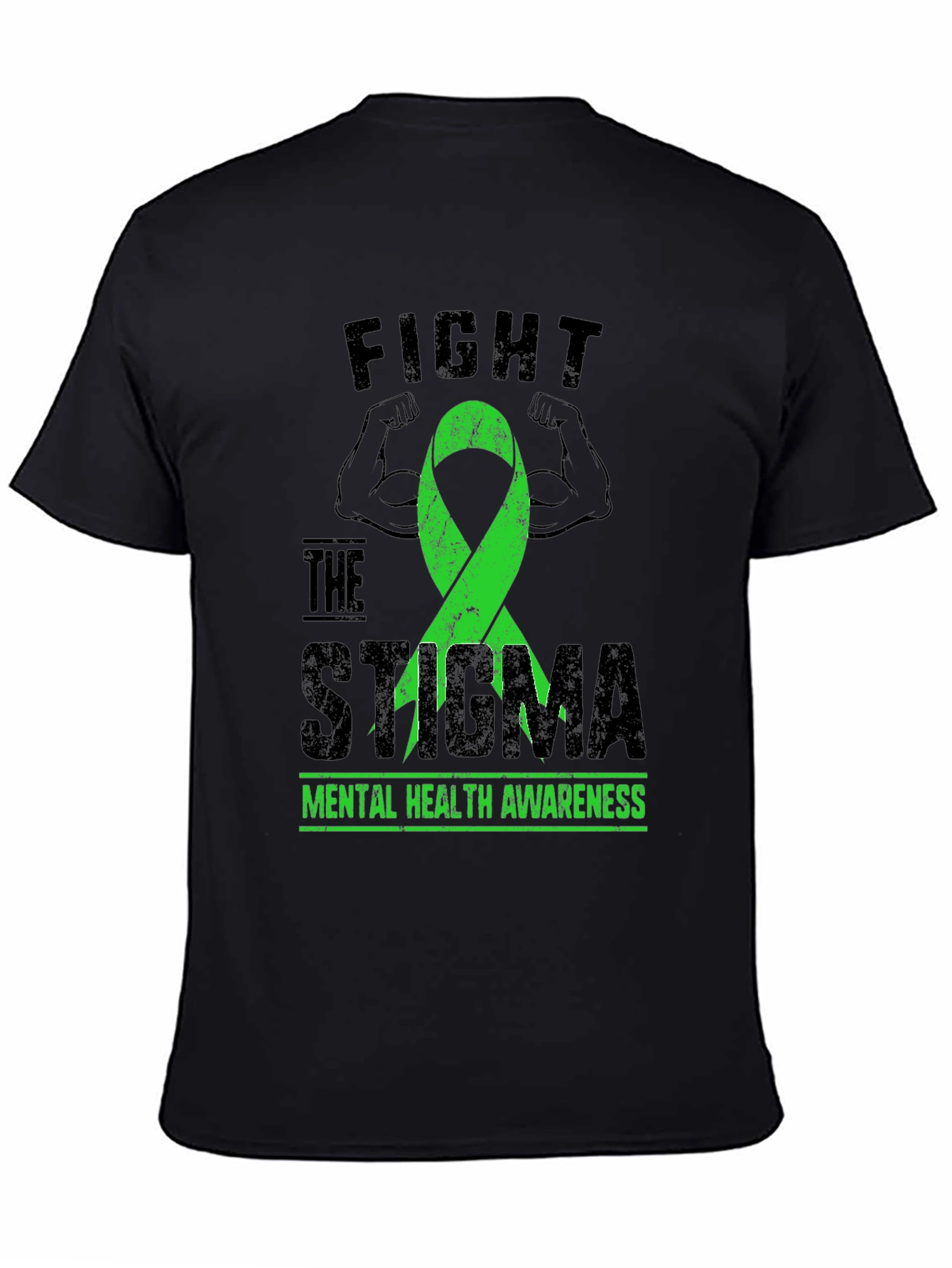 Fight The Stigma Mental Health Awareness Graphic Tee