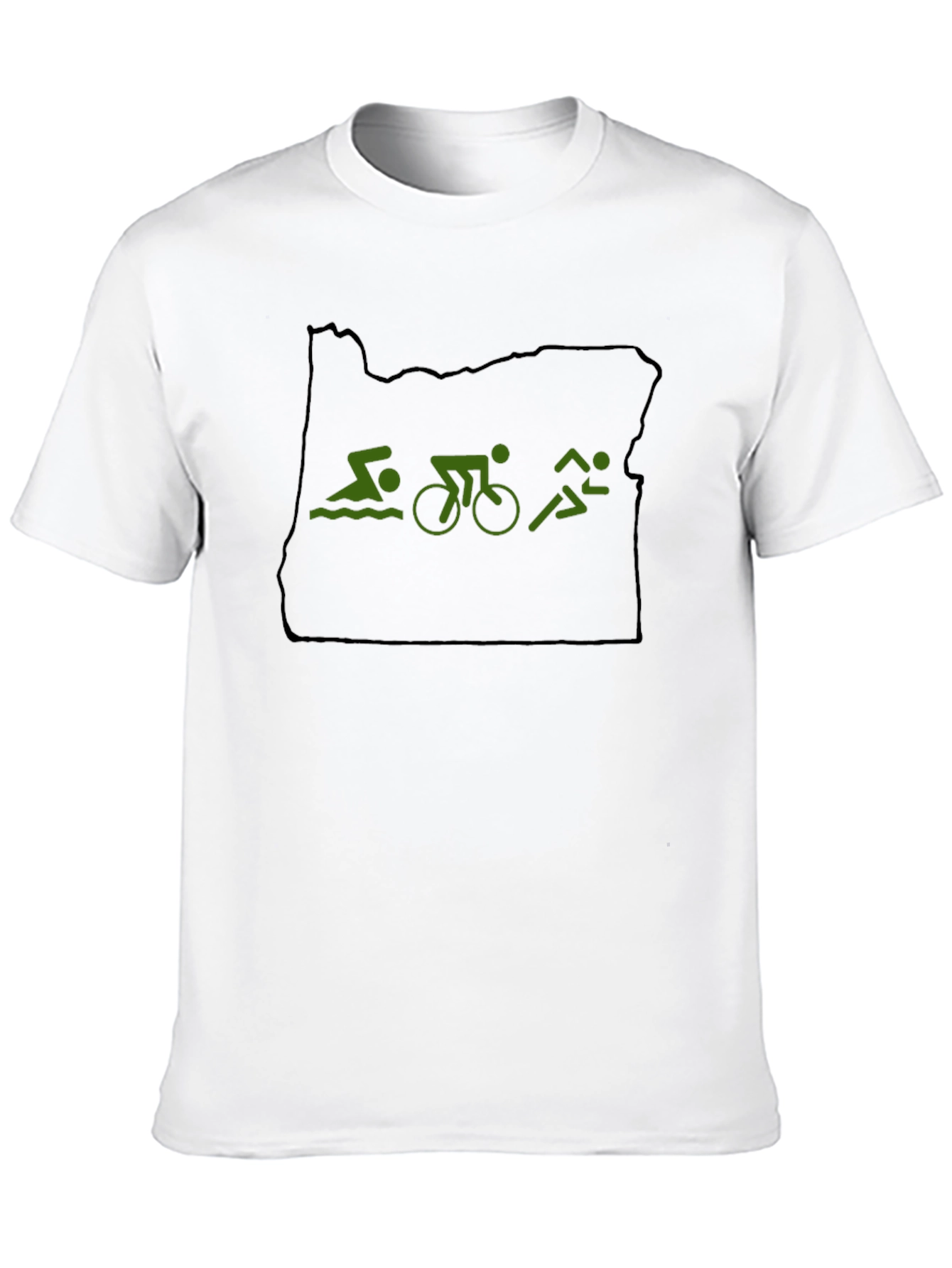 Oregon Triathlon Black T-Shirt