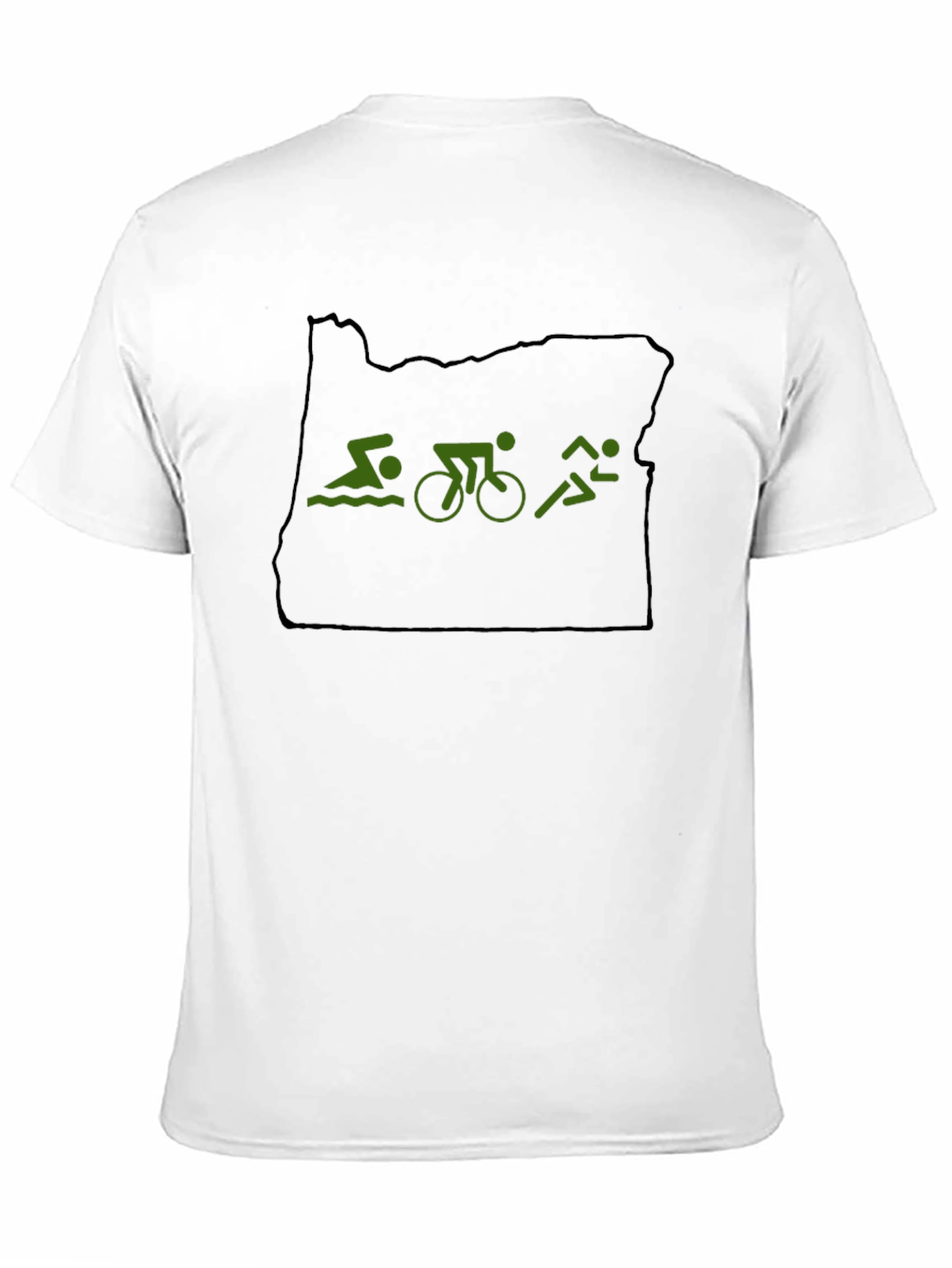 Oregon Triathlon Black T-Shirt