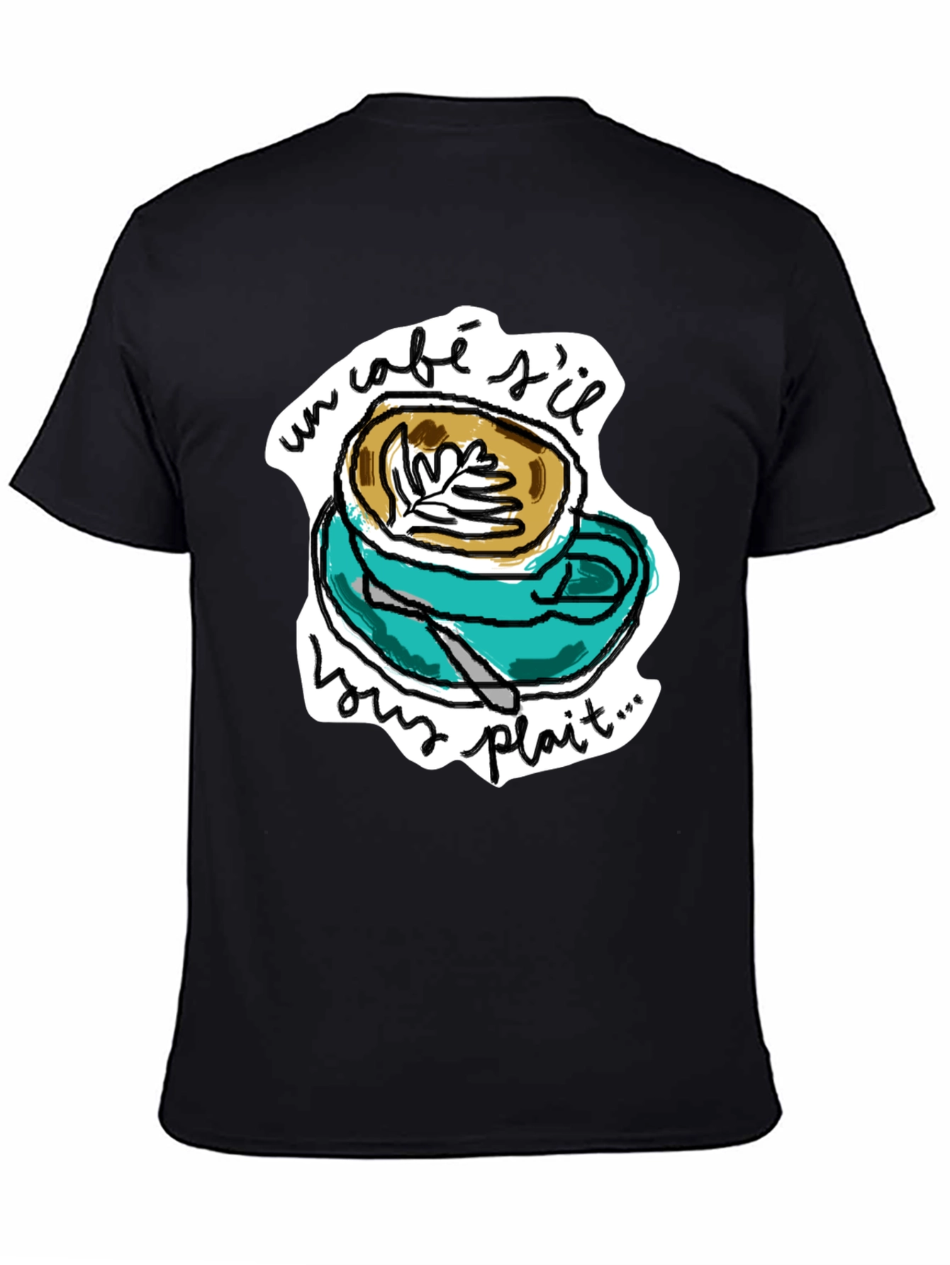 Un Cafe Sil Vous Plait T-Shirt