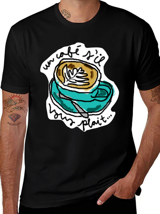 Un Cafe Sil Vous Plait T-Shirt