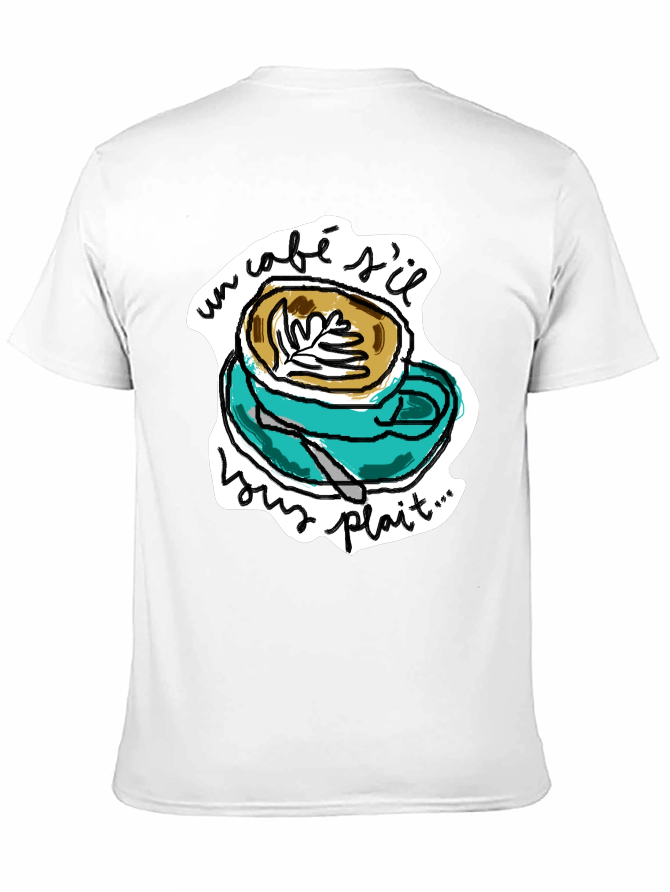 Un Cafe Sil Vous Plait T-Shirt