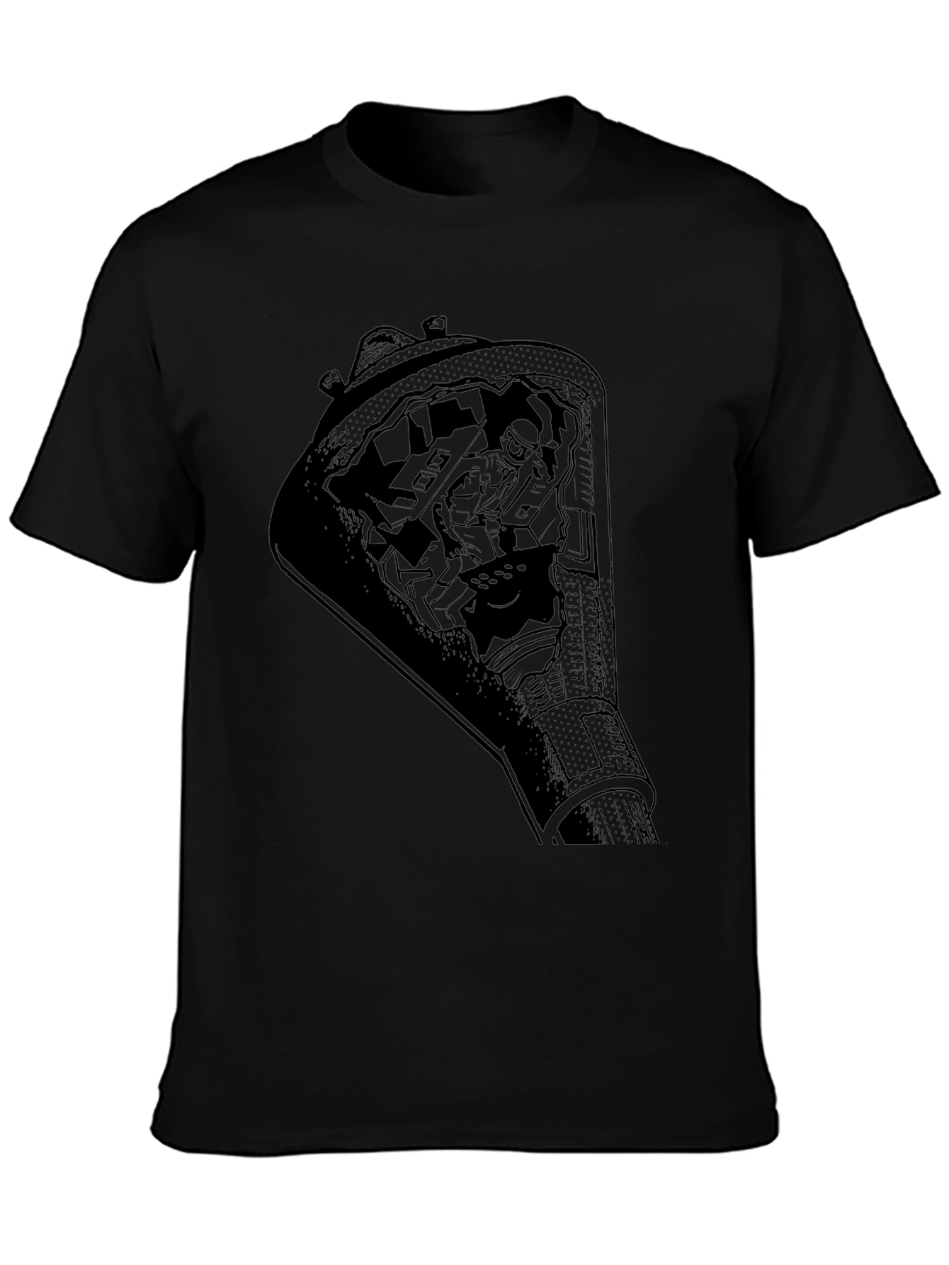 Astronaut Space Capsule Graphic T-Shirt