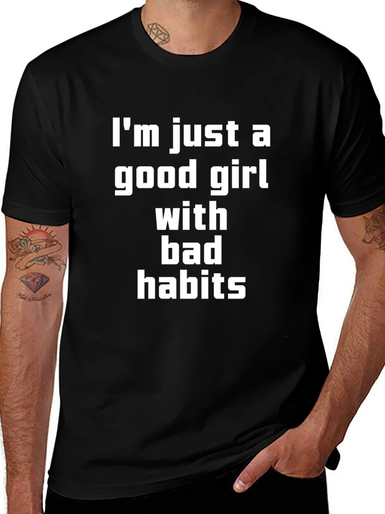 Good Girl Bad Habits Graphic Tee