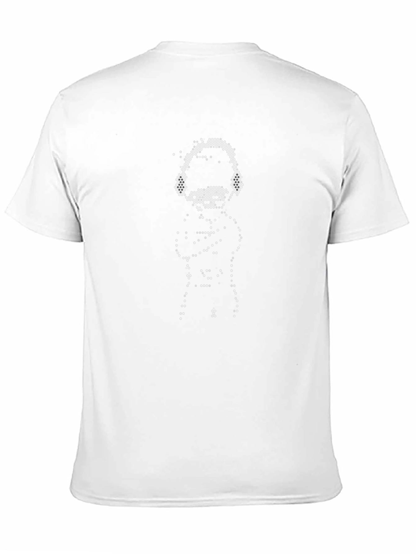 Pixel DJ Graphic Tee - Black Cotton T-Shirt