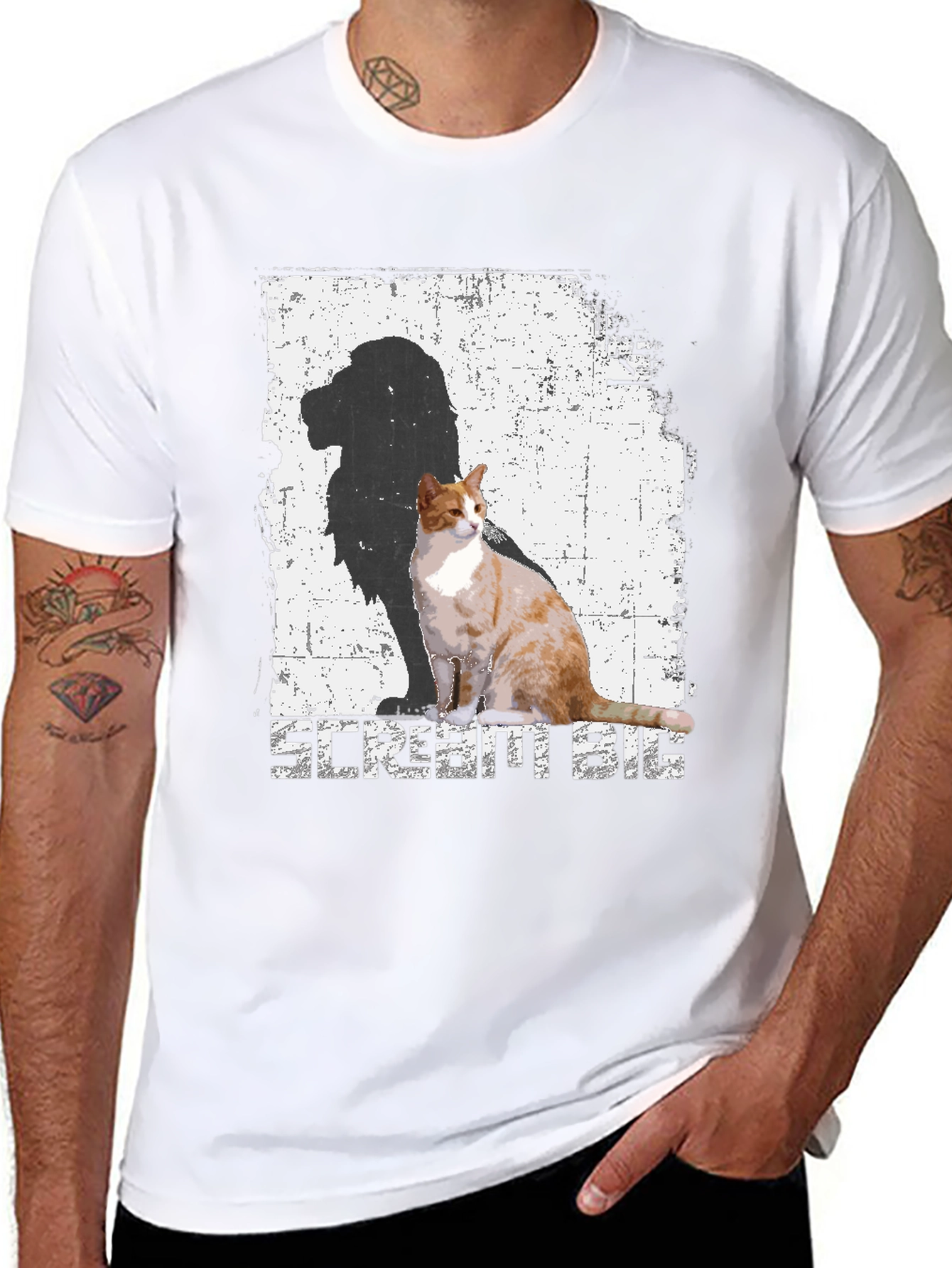 Scream Big Cat Lion T-Shirt