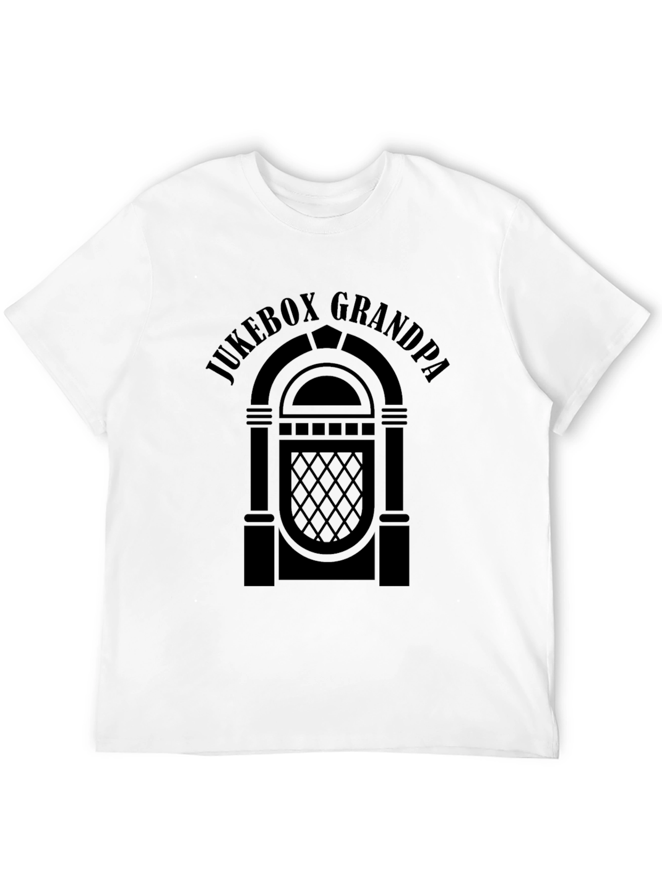 Jukebox Grandpa T-Shirt - Retro Music Lover Tee