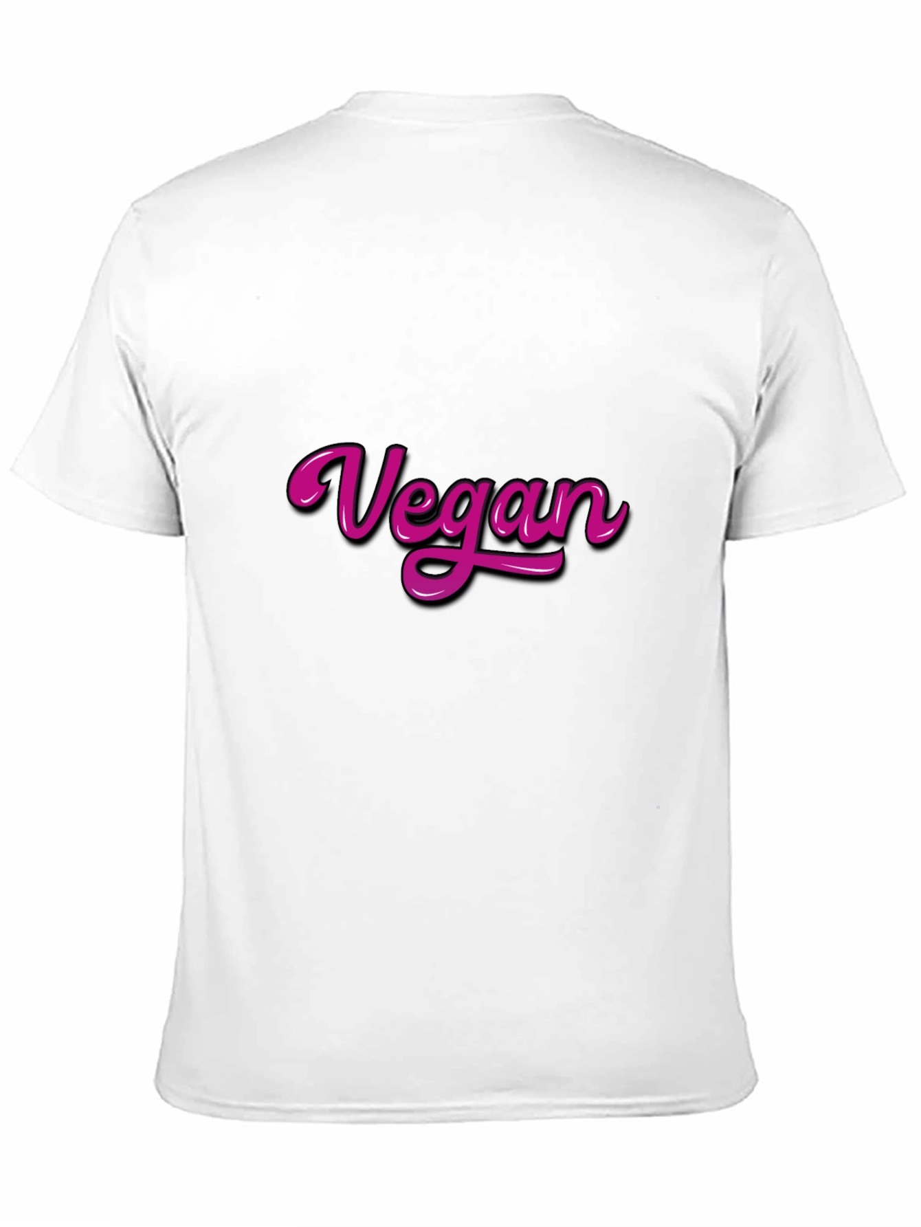 Vegan T-Shirt - Bold Pink Vegan Graphic Tee