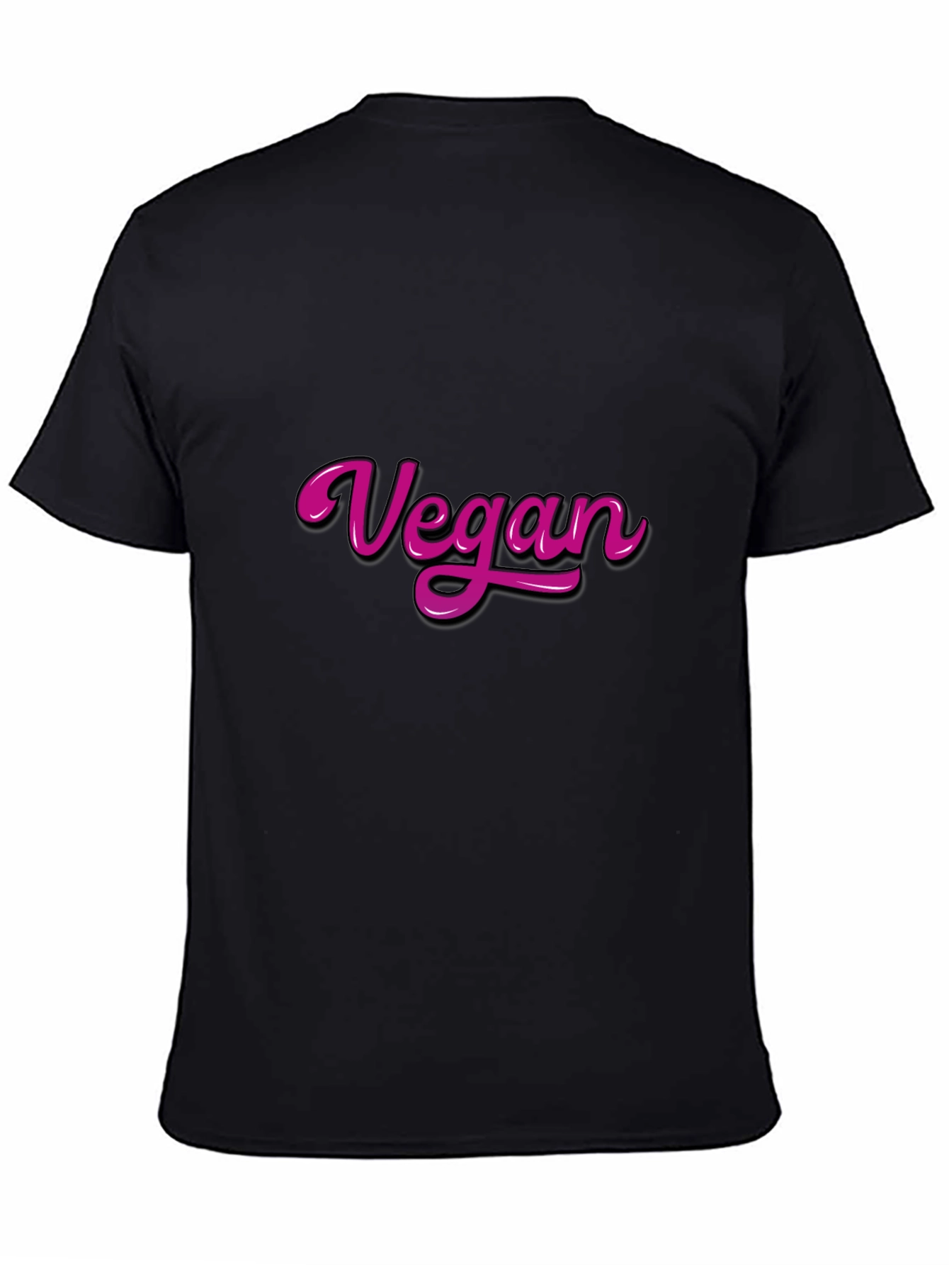 Vegan T-Shirt - Bold Pink Vegan Graphic Tee