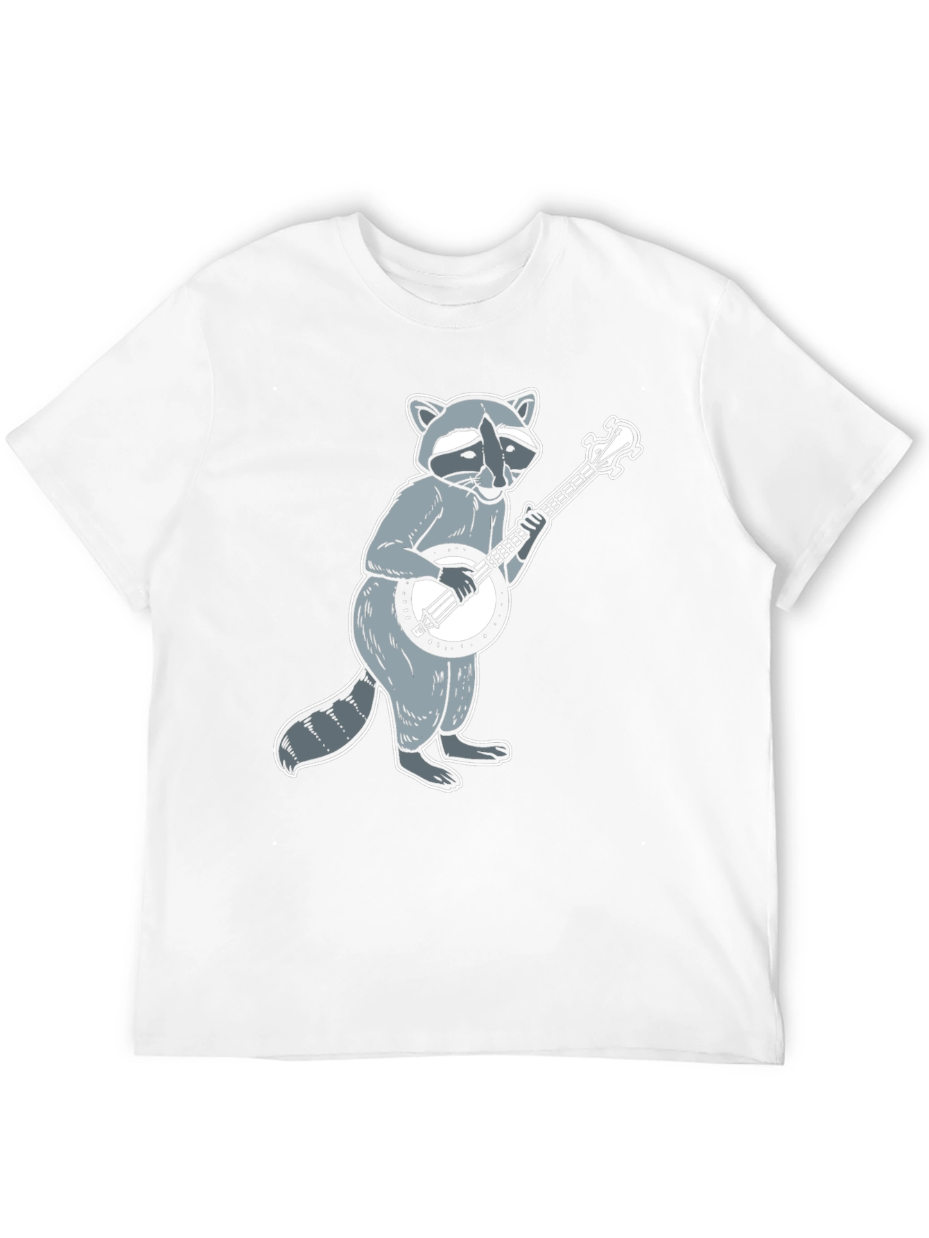 Raccoon Banjo Player Graphic Tee
