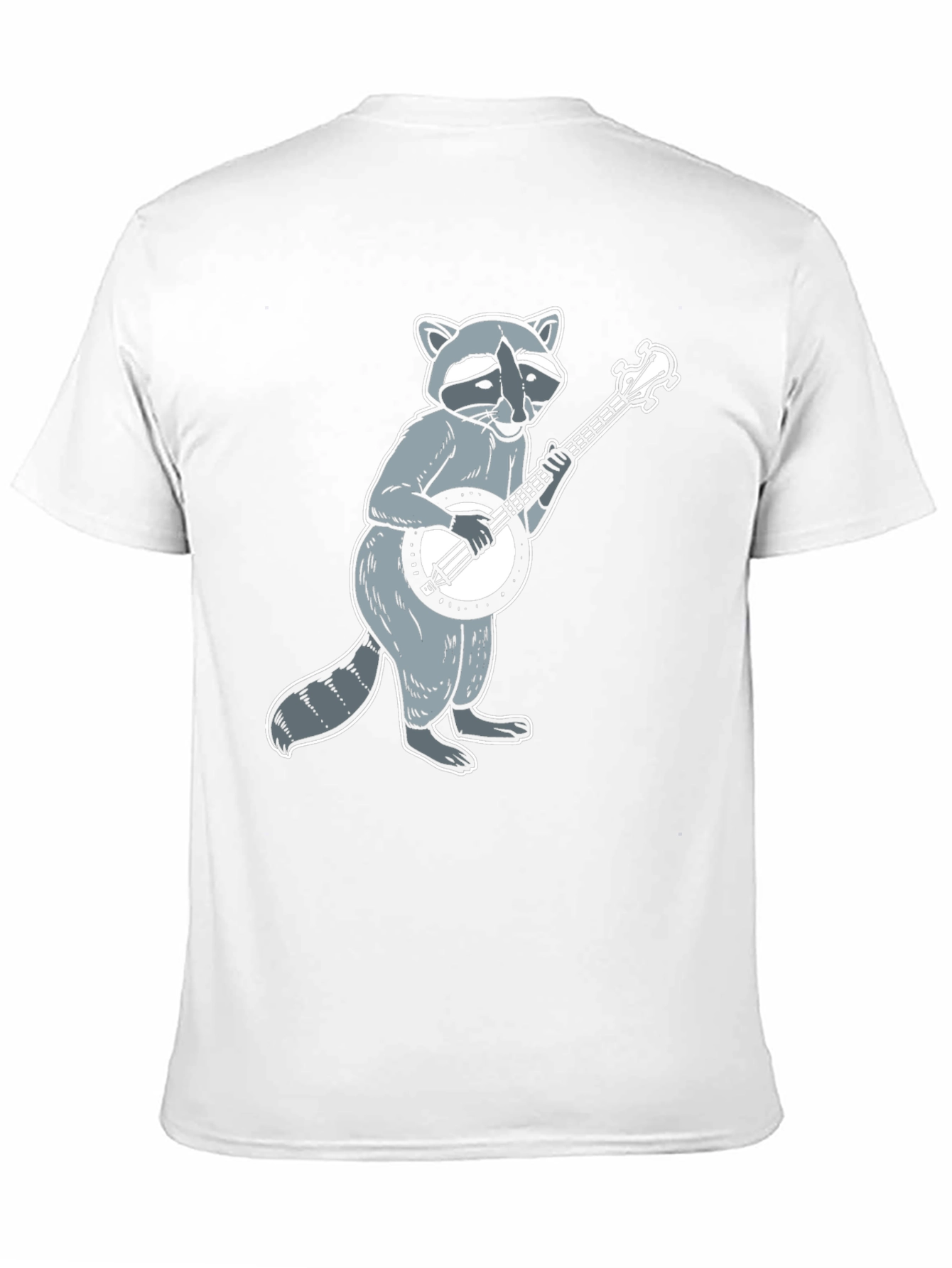 Raccoon Banjo Player Graphic Tee
