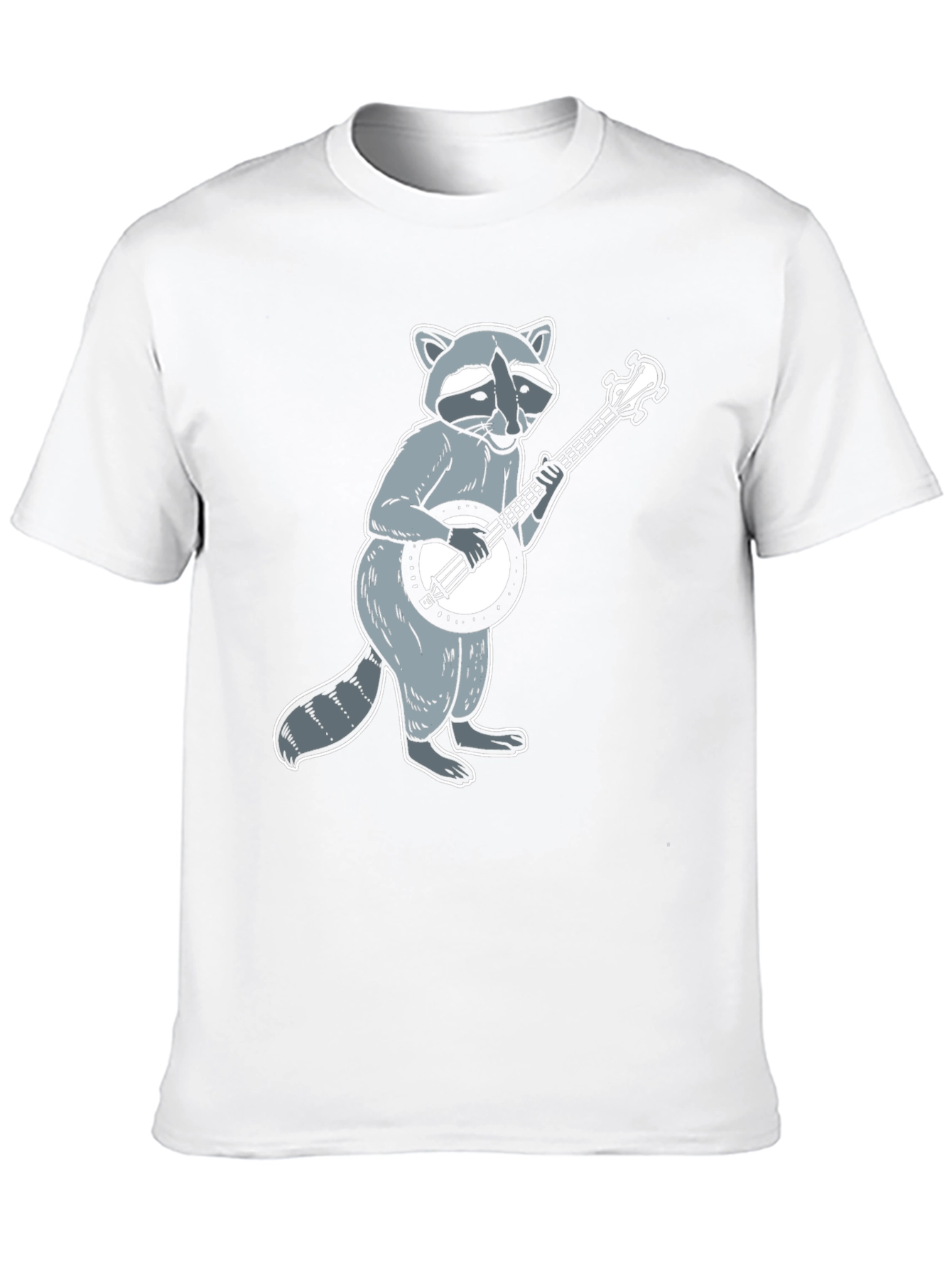 Raccoon Banjo Player Graphic Tee