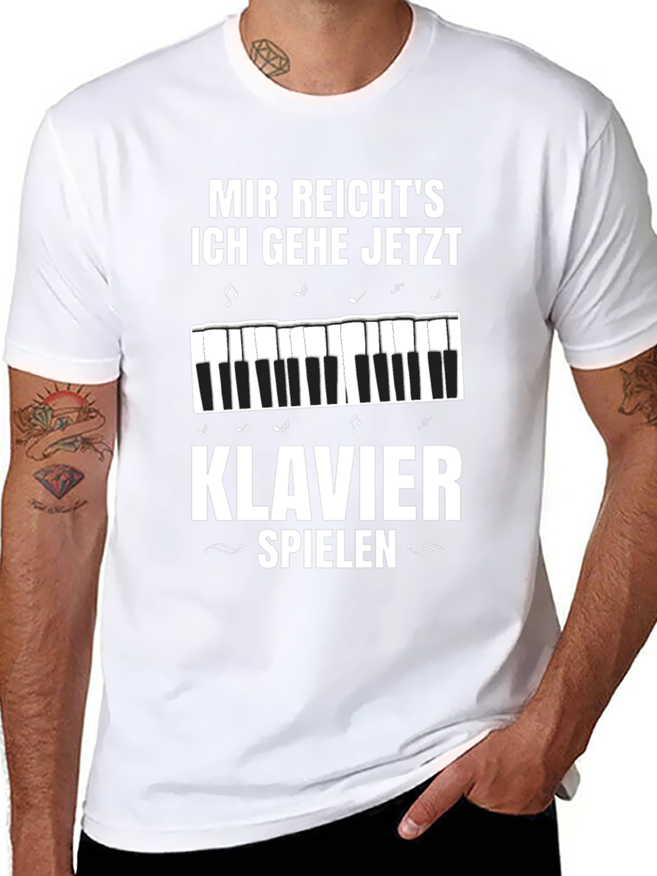 Klavier Spielen Graphic Tee