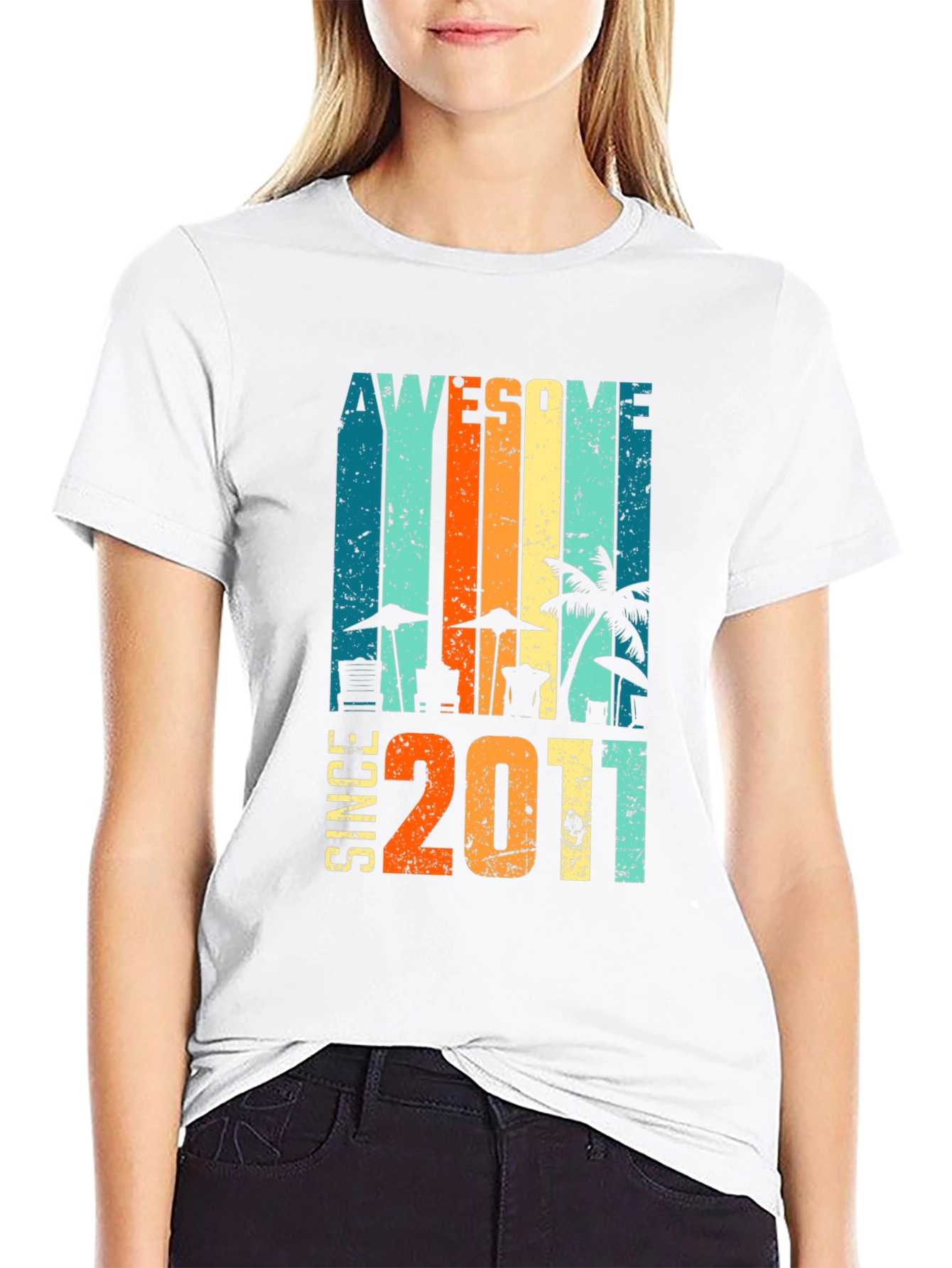 Awesome Since 2011 Graphic T-Shirt