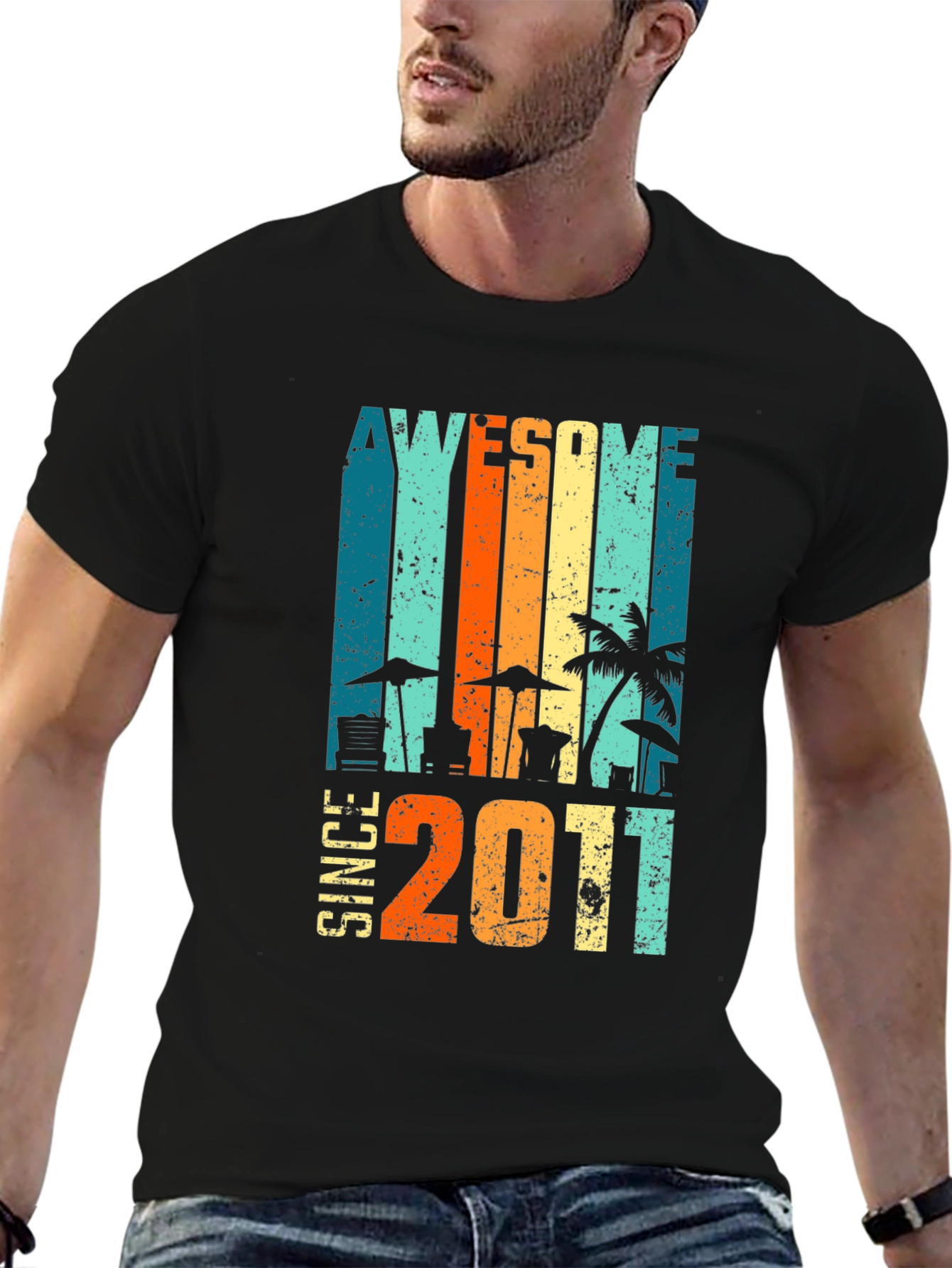 Awesome Since 2011 Graphic T-Shirt