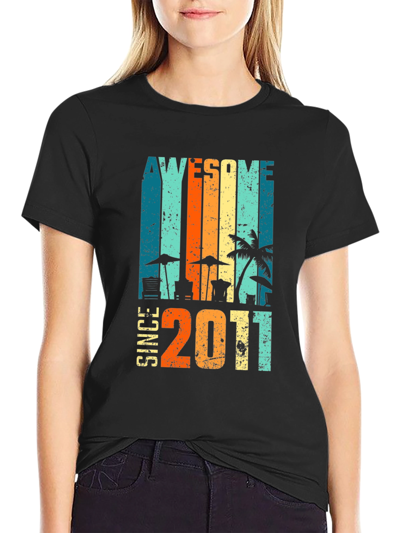 Awesome Since 2011 Graphic T-Shirt