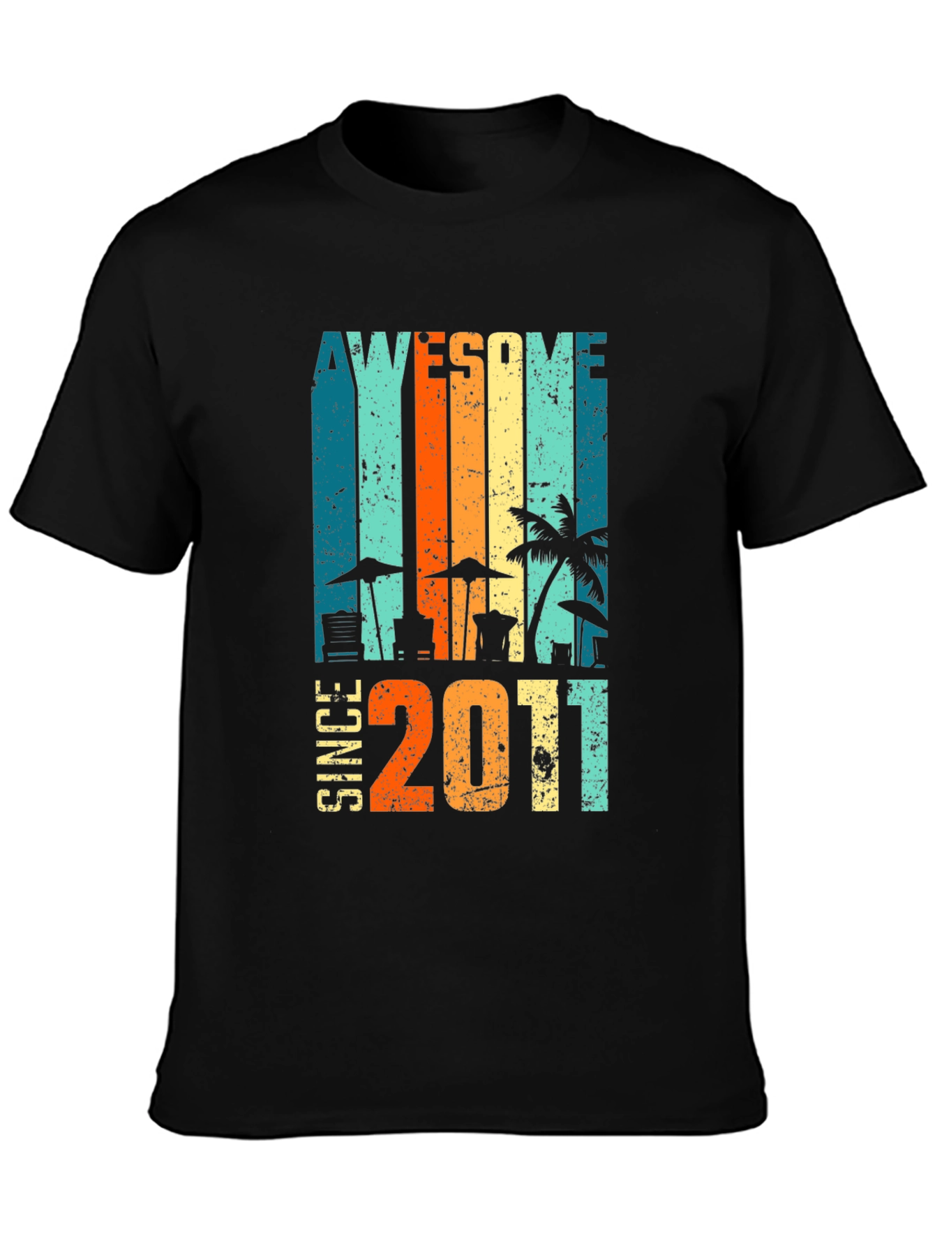 Awesome Since 2011 Graphic T-Shirt