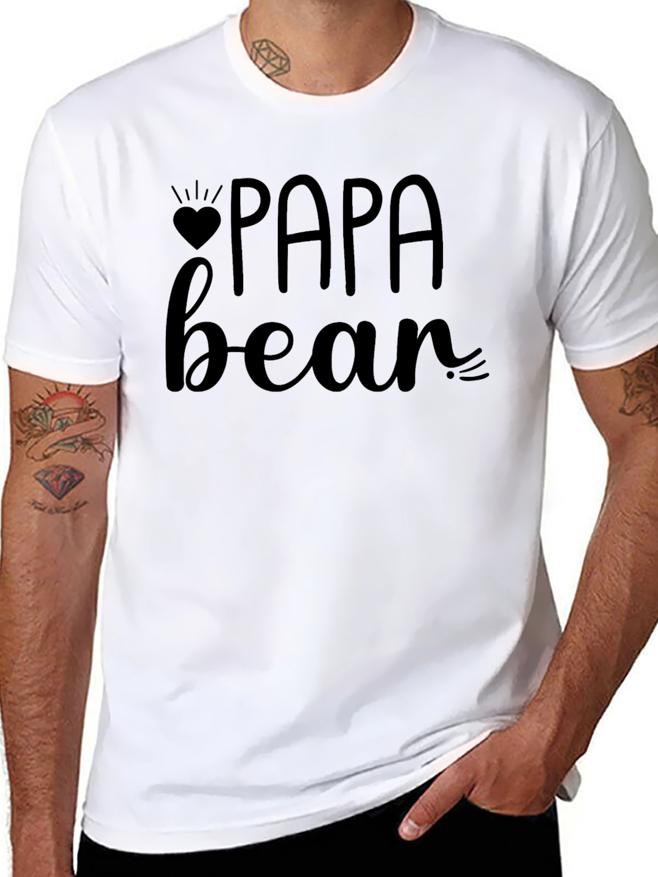 Papa Bean T-Shirt - Stylish & Comfortable