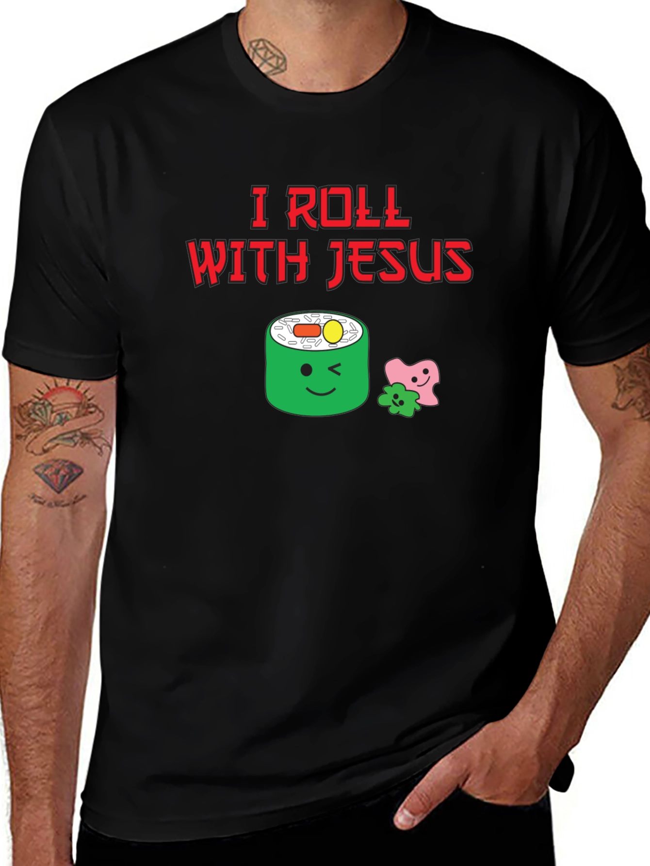 I Roll With Jesus T-Shirt