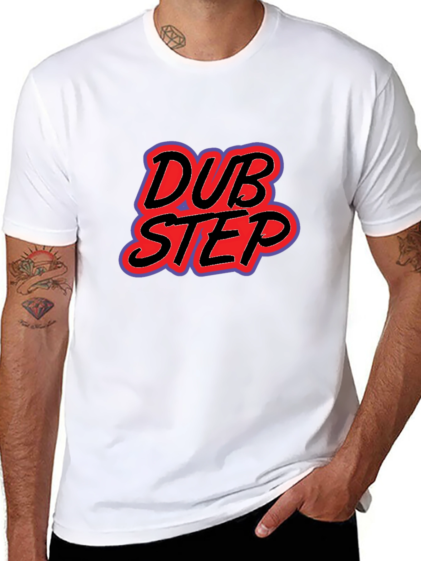 Dubstep Graphic Tee - Bold Design Casual Comfort