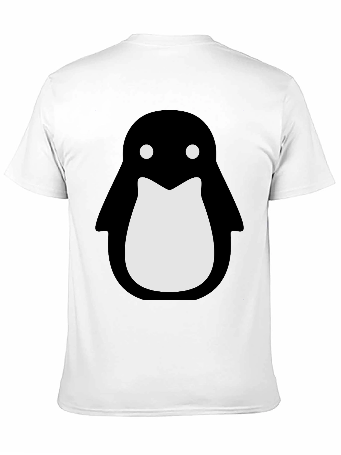 Penguin Graphic Black T-Shirt - Stylish Crew Neck Tee