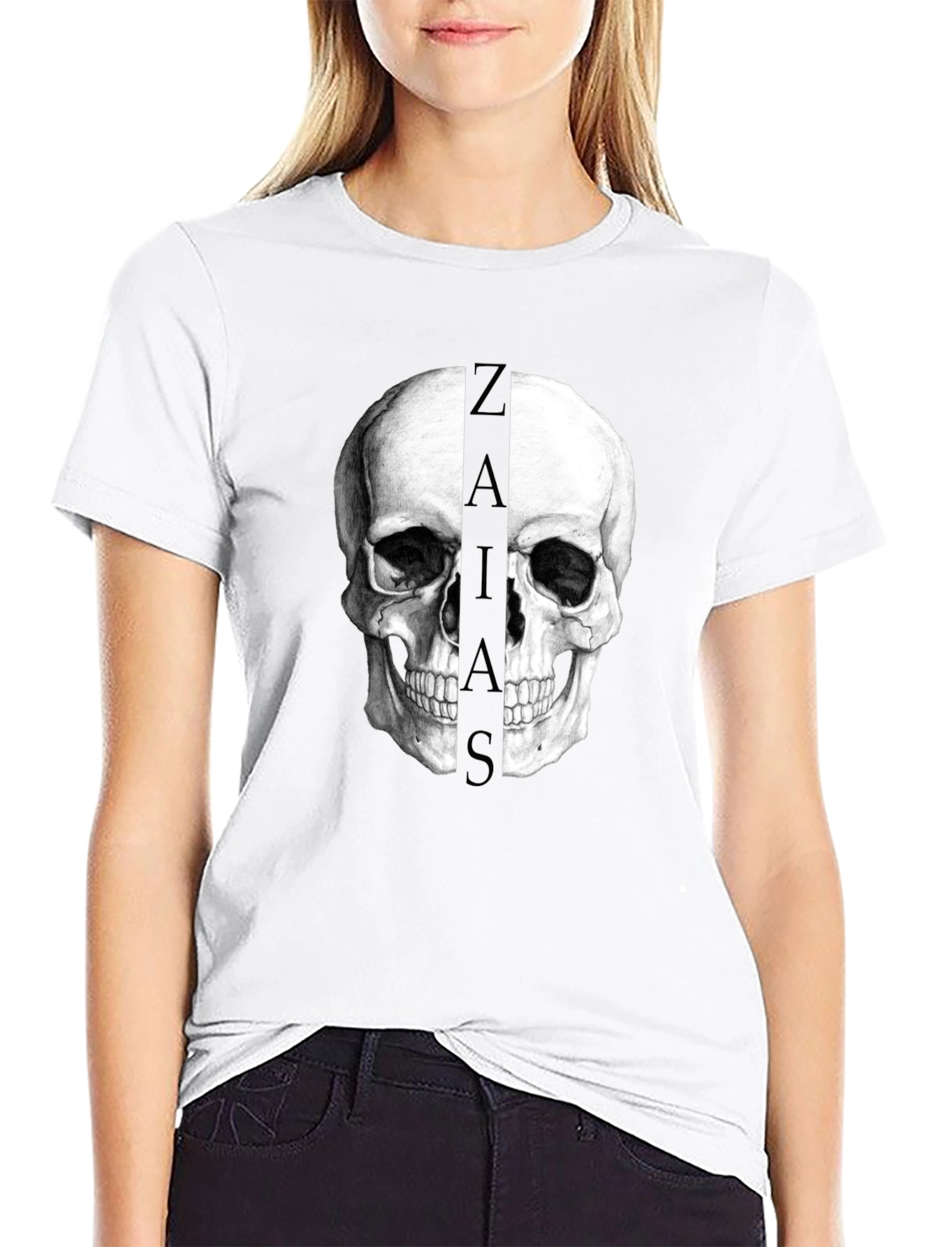 Skull Graphic T-Shirt -  ZAIAIS Print - Cool Streetwear