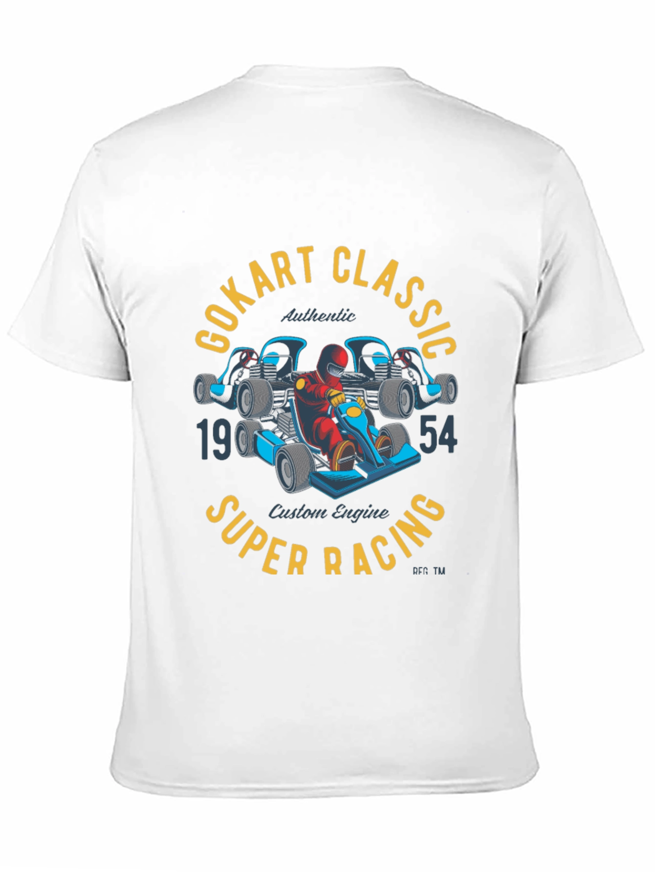 Go Kart Classic Super Racing Graphic T-Shirt