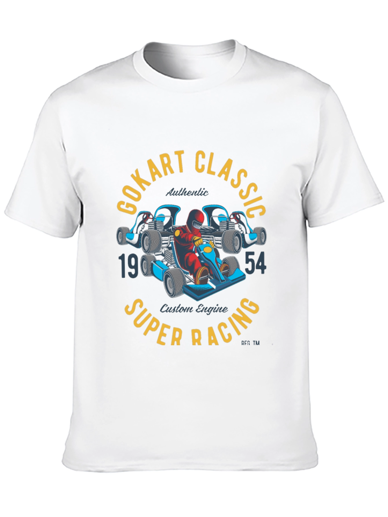 Go Kart Classic Super Racing Graphic T-Shirt