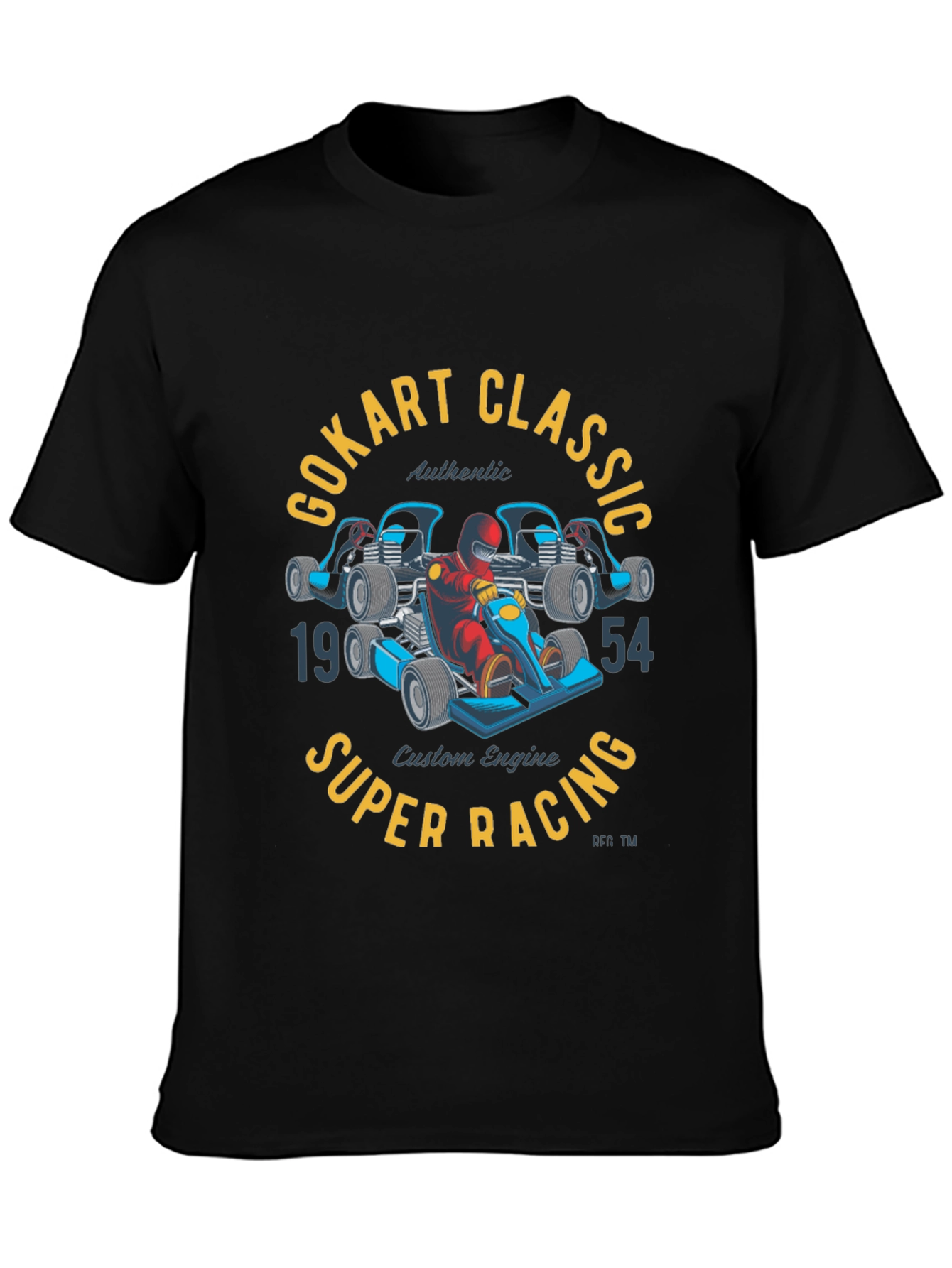 Go Kart Classic Super Racing Graphic T-Shirt