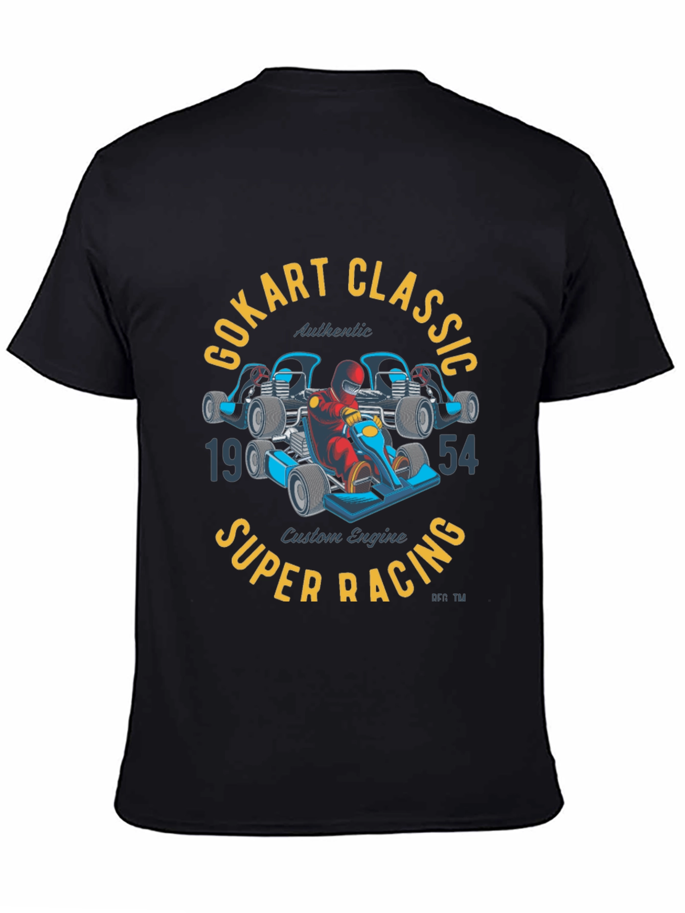 Go Kart Classic Super Racing Graphic T-Shirt