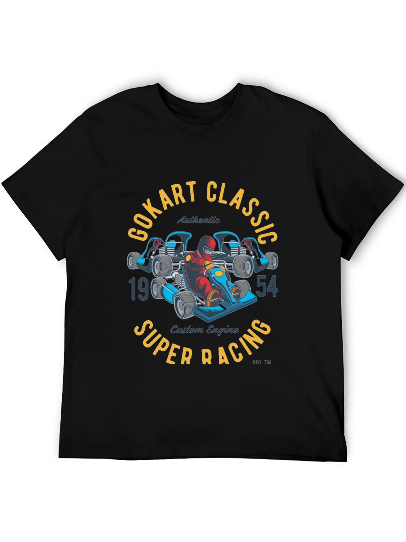 Go Kart Classic Super Racing Graphic T-Shirt