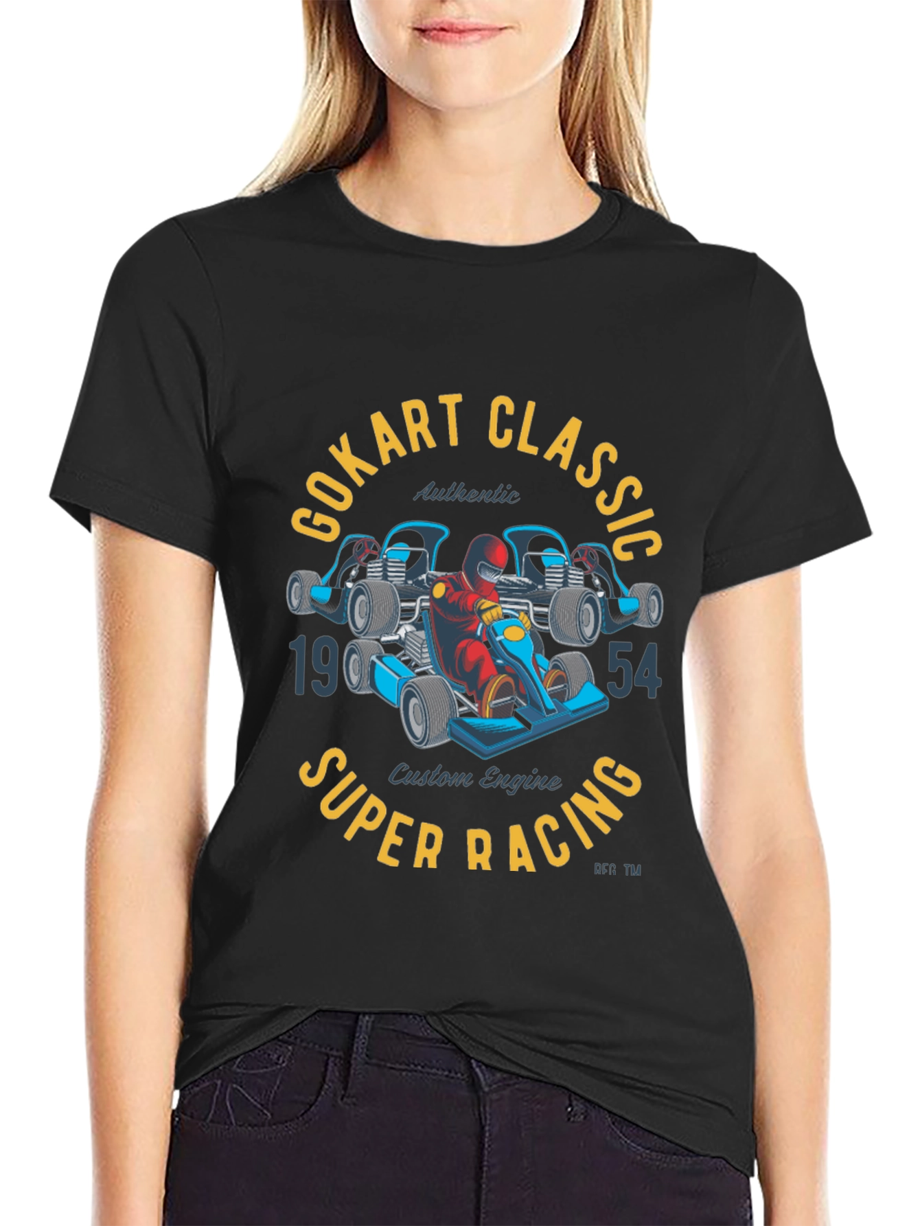 Go Kart Classic Super Racing Graphic T-Shirt