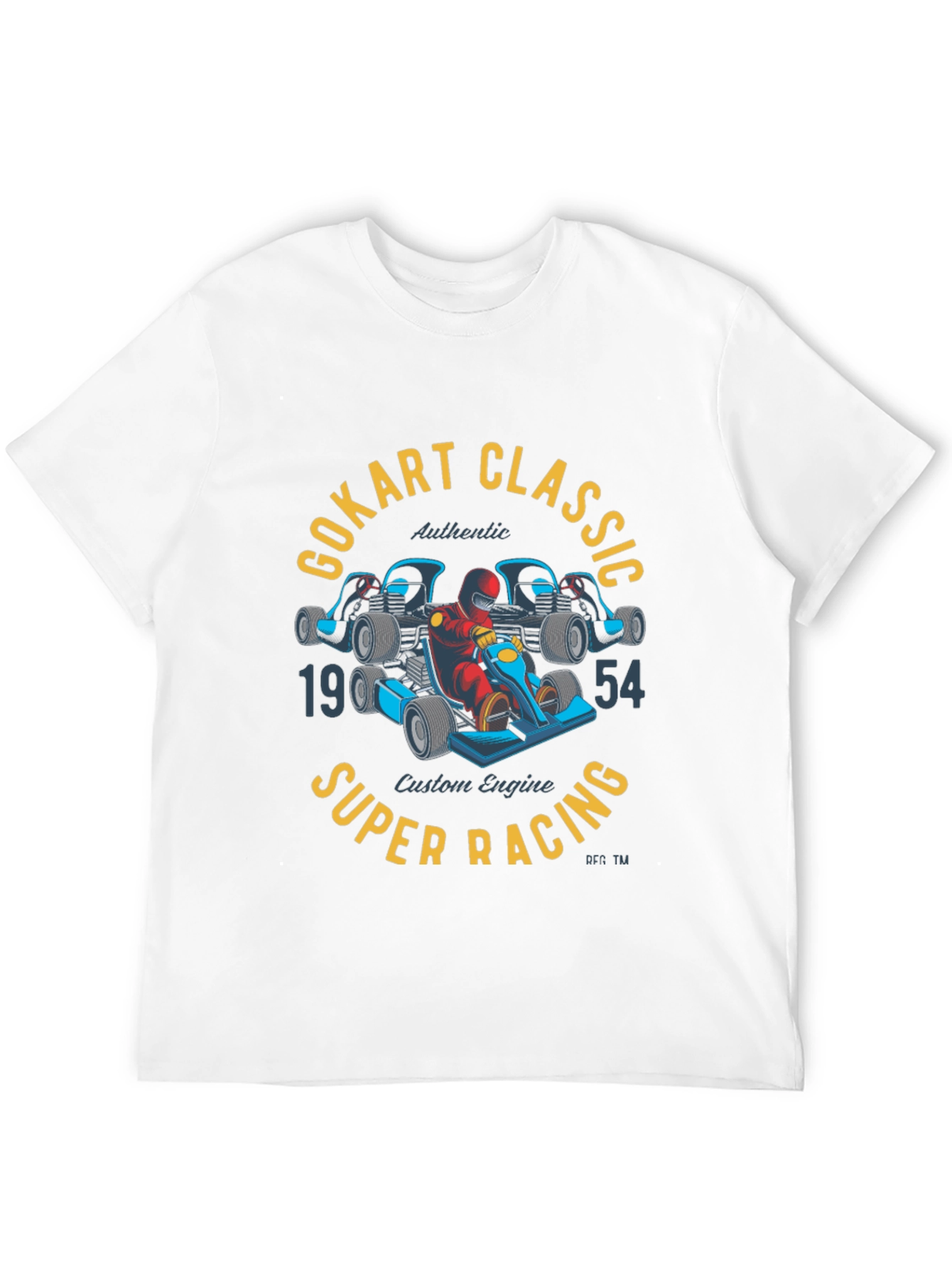 Go Kart Classic Super Racing Graphic T-Shirt