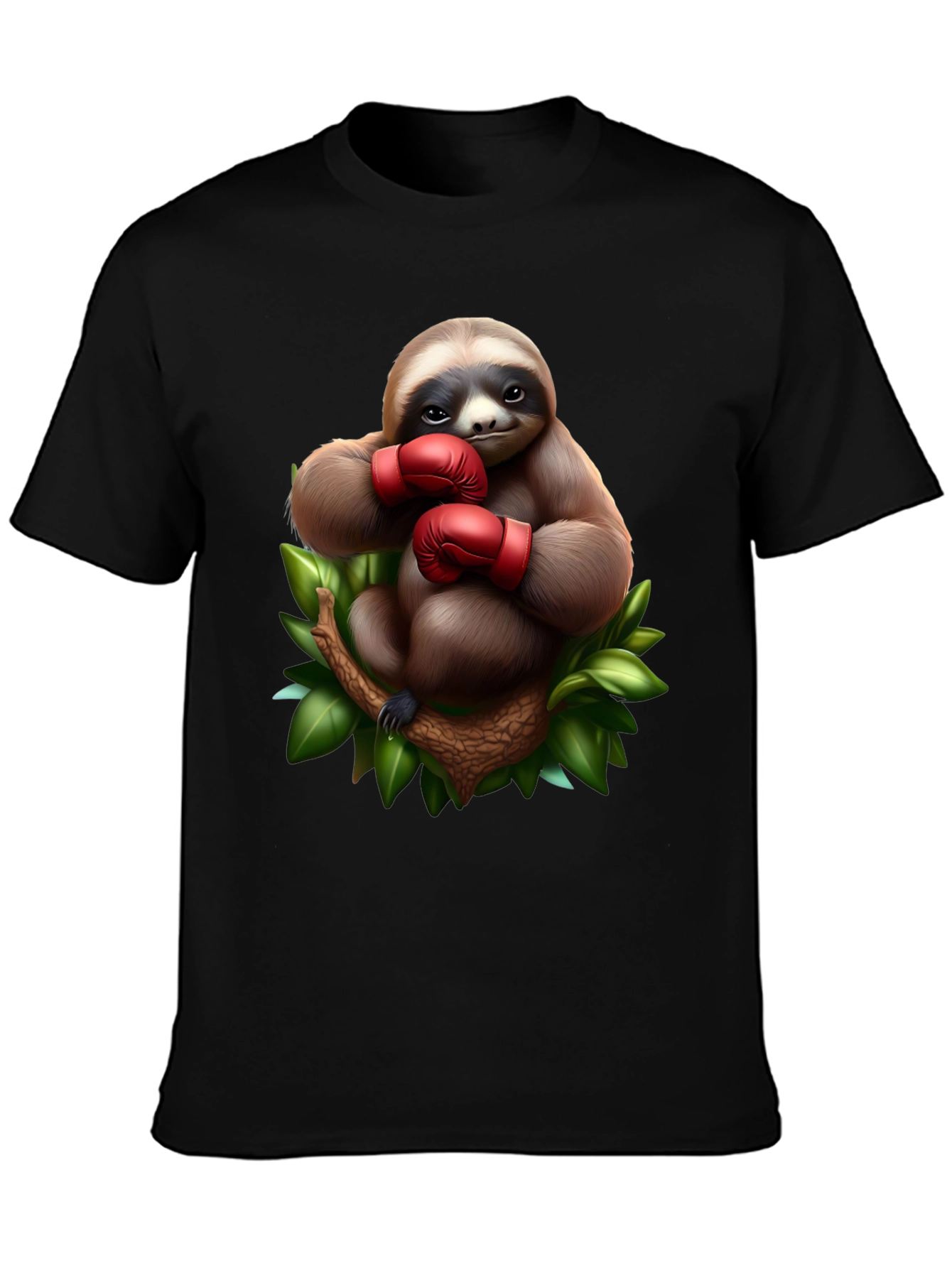 Sloth Boxer Graphic T-Shirt