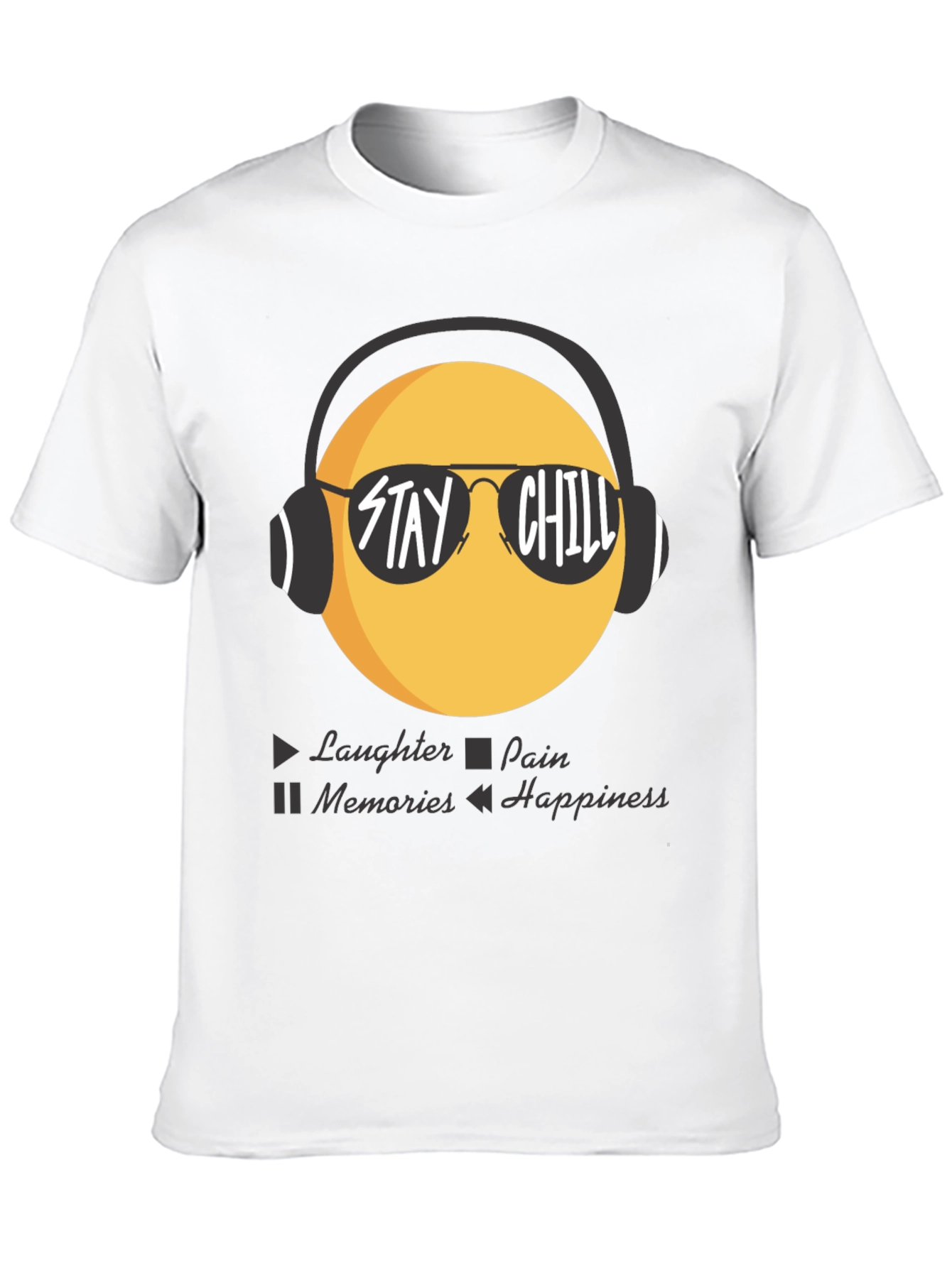 Stay Chill Emoji T-Shirt - Laughter Happiness