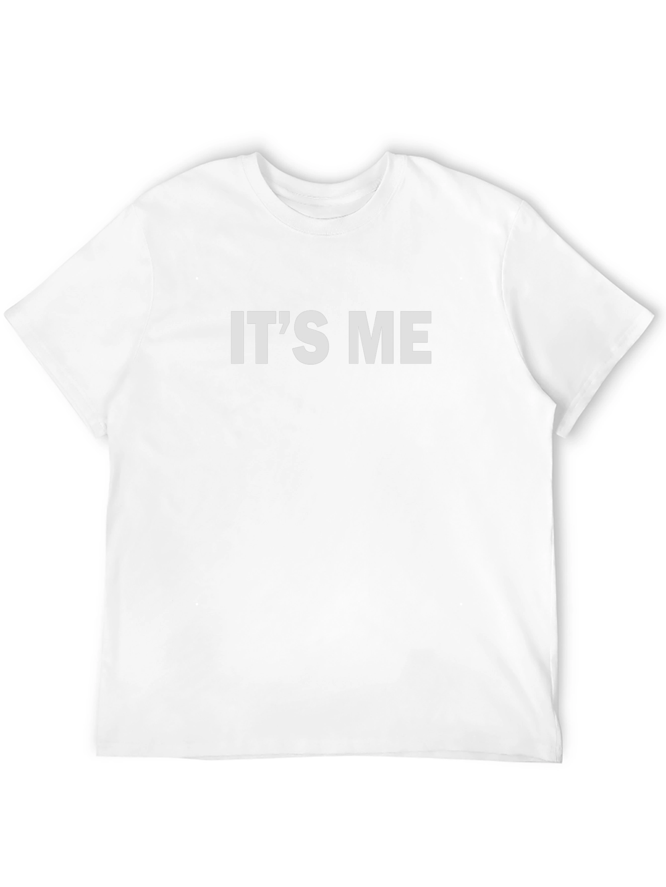 Its Me Graphic T-Shirt - Black Casual Tee
