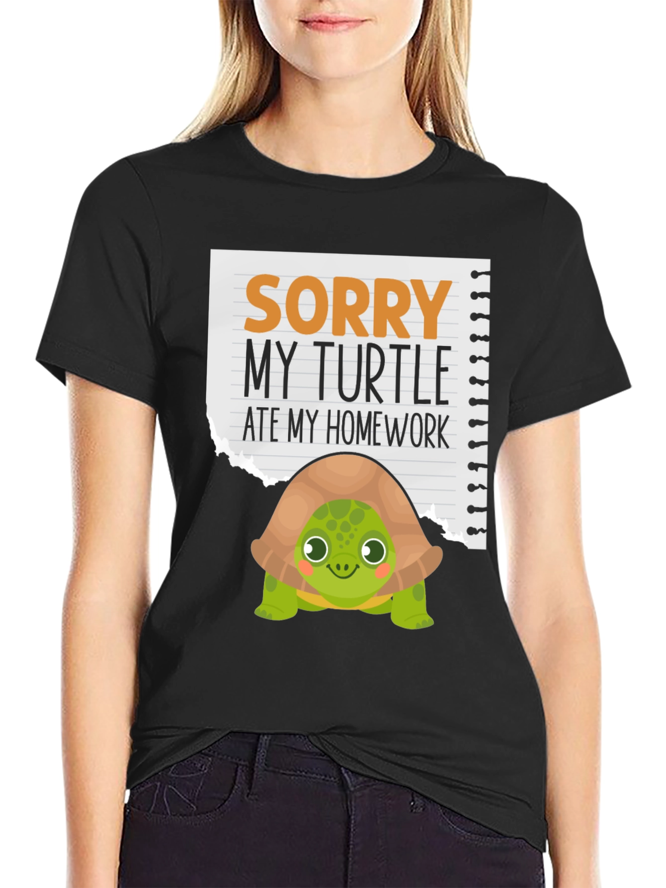 Turtle Ate My Homework T-Shirt