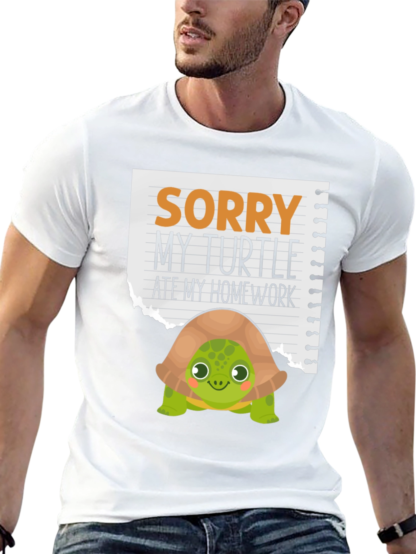 Turtle Ate My Homework T-Shirt