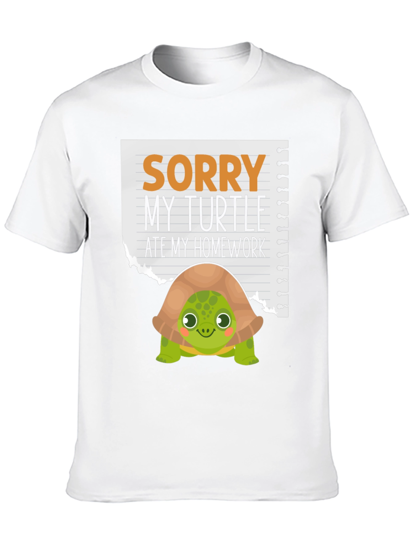 Turtle Ate My Homework T-Shirt