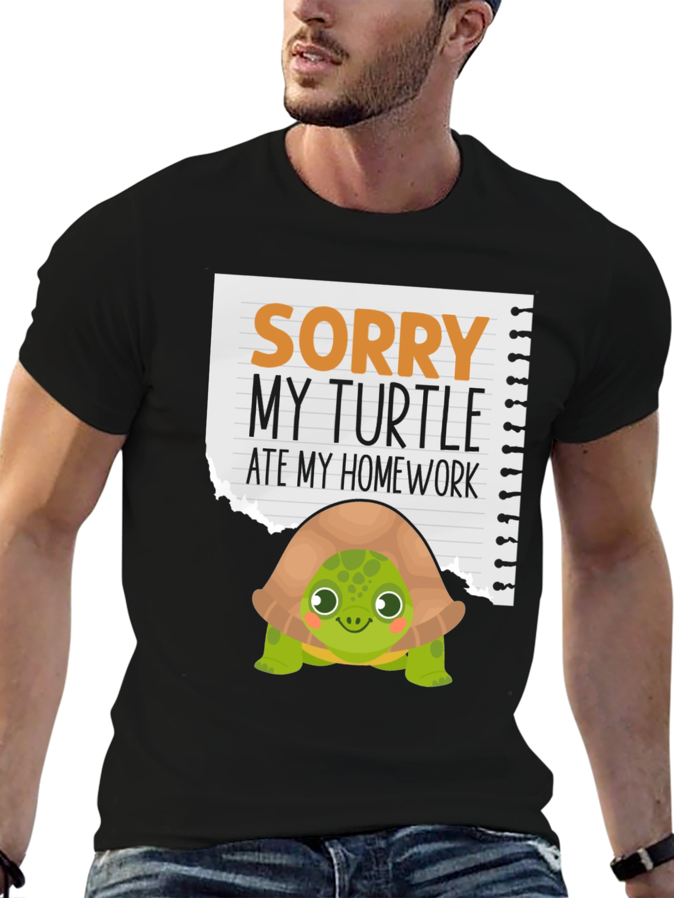 Turtle Ate My Homework T-Shirt