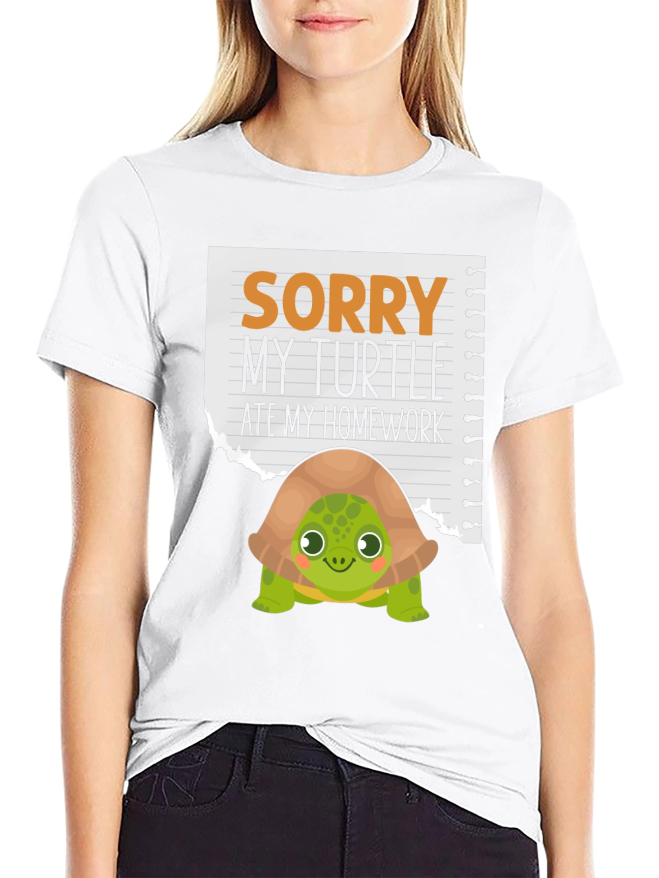 Turtle Ate My Homework T-Shirt