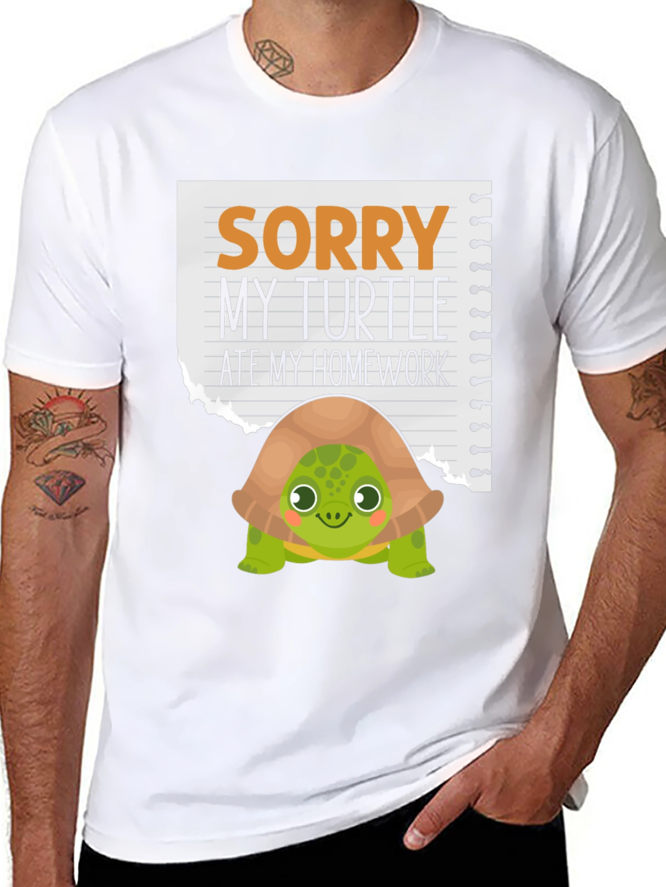 Turtle Ate My Homework T-Shirt
