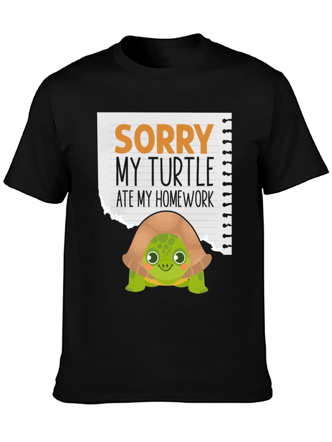 Turtle Ate My Homework T-Shirt