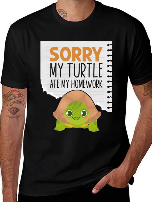 Turtle Ate My Homework T-Shirt