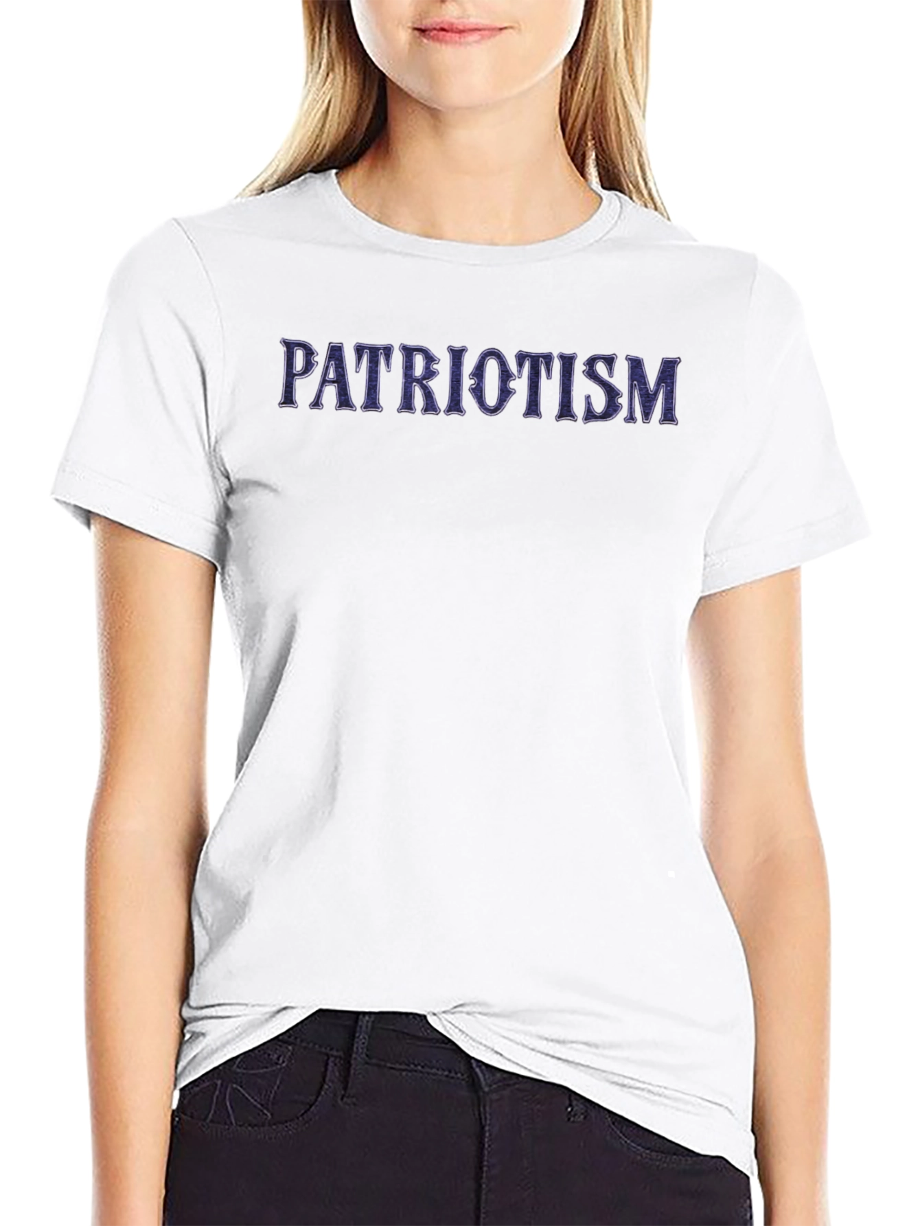 Patriotism Graphic Print T-Shirt