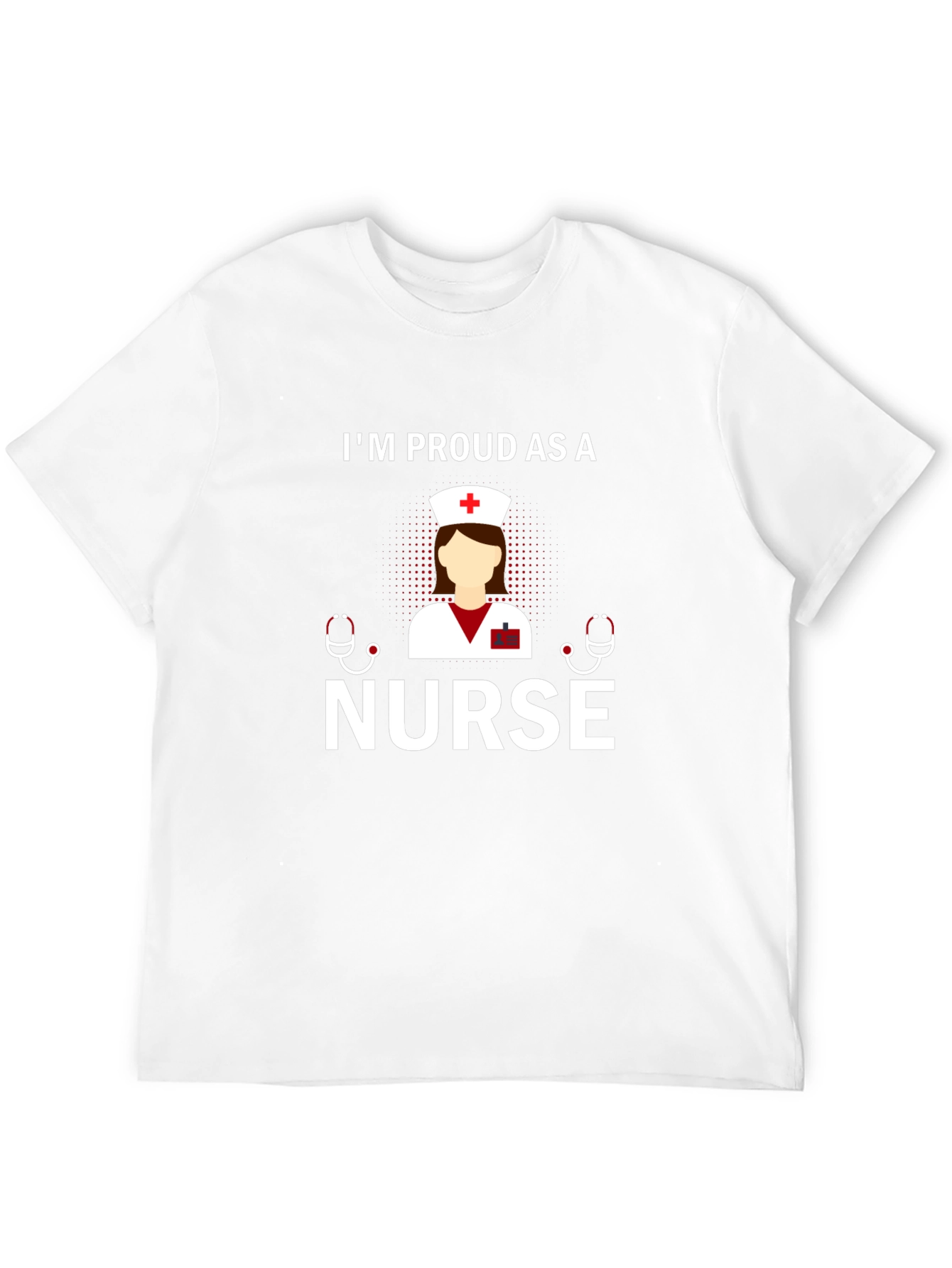 Proud Nurse Graphic T-Shirt - Black Cotton Tee
