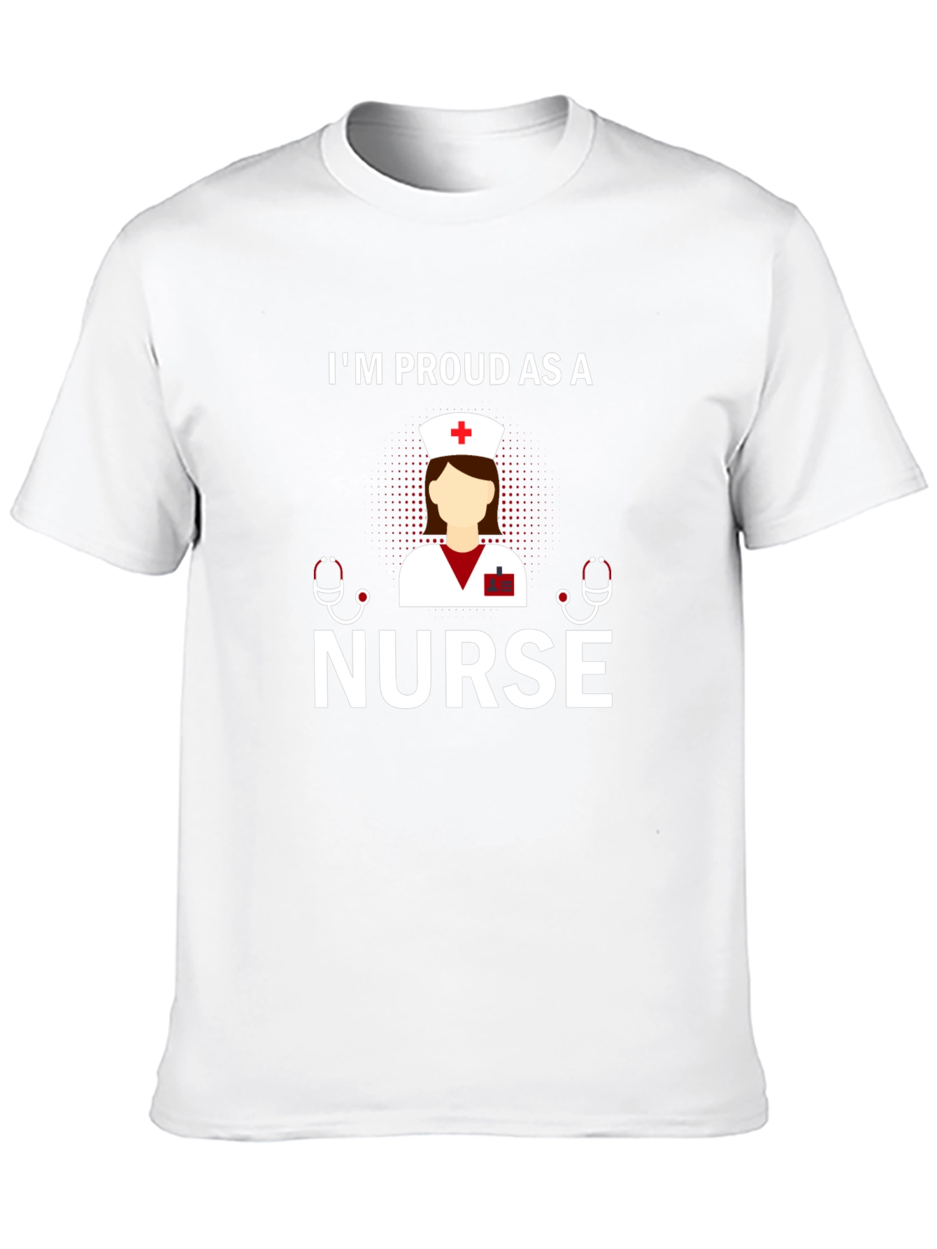 Proud Nurse Graphic T-Shirt - Black Cotton Tee