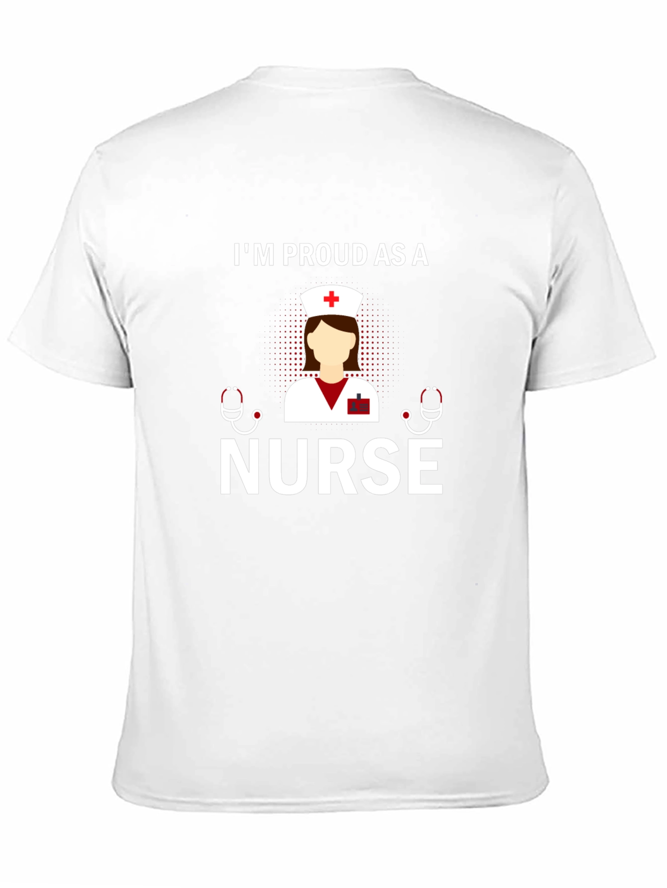 Proud Nurse Graphic T-Shirt - Black Cotton Tee