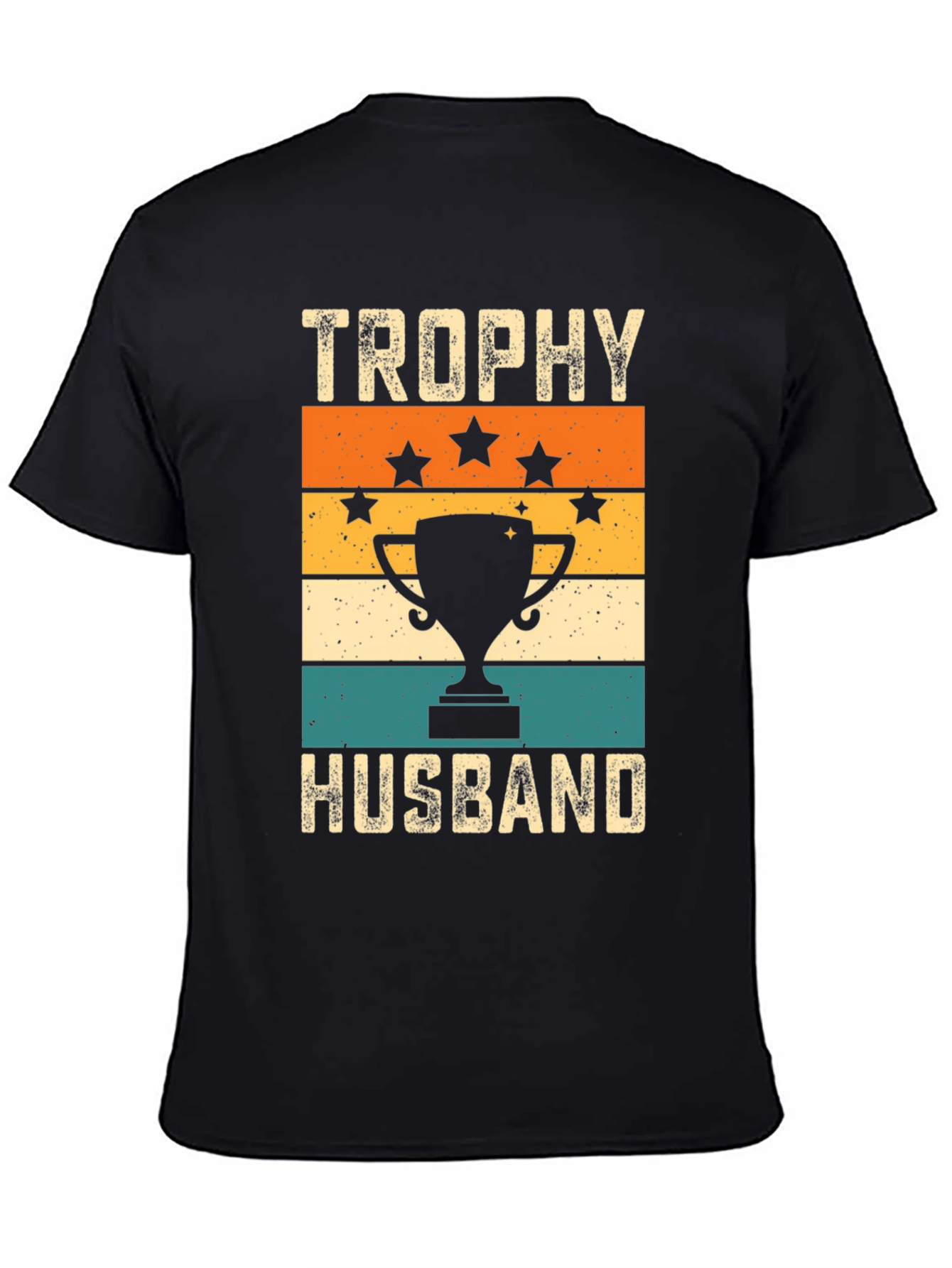 Trophy Husband Graphic Tee - Retro Style