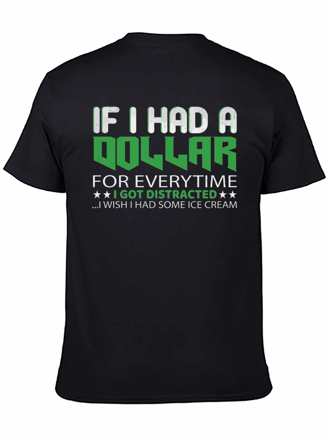 Funny Distracted Ice Cream T-Shirt
